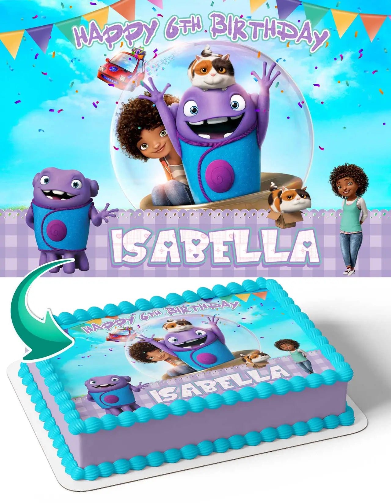 Home Movie Edible Cake Topper