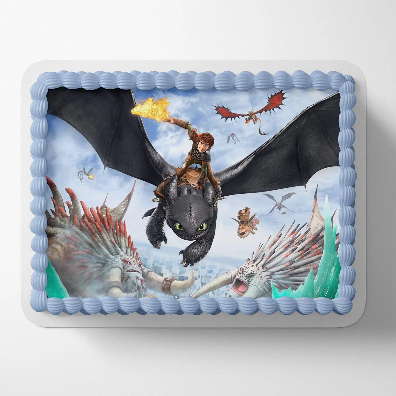 Train Your Dragon TYD Edible Cake Topper