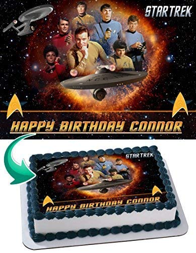 Star Trek Edible Cake Topper