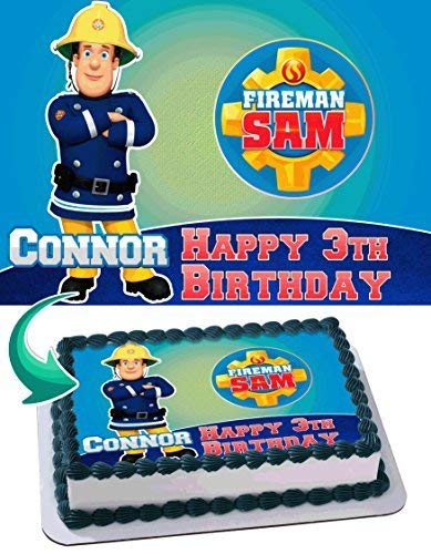 Fireman Sam Edible Cake Topper
