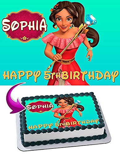 Elena of Avalor Edible Cake Topper