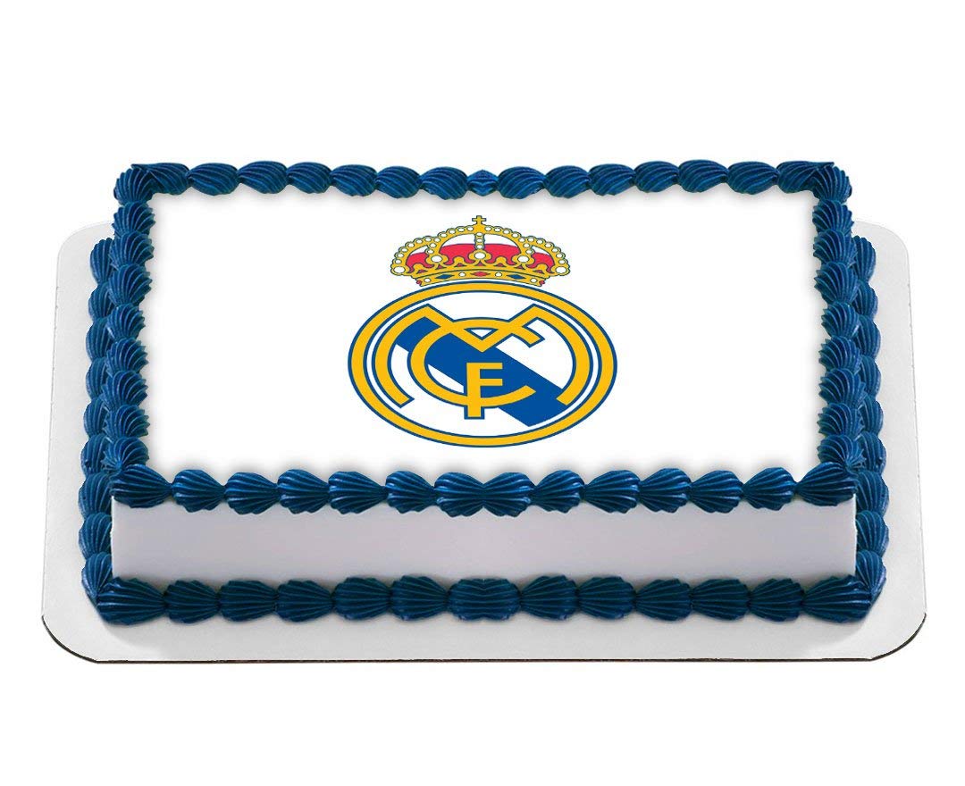 Real Madrid Football Club Logo Edible Cake Topper