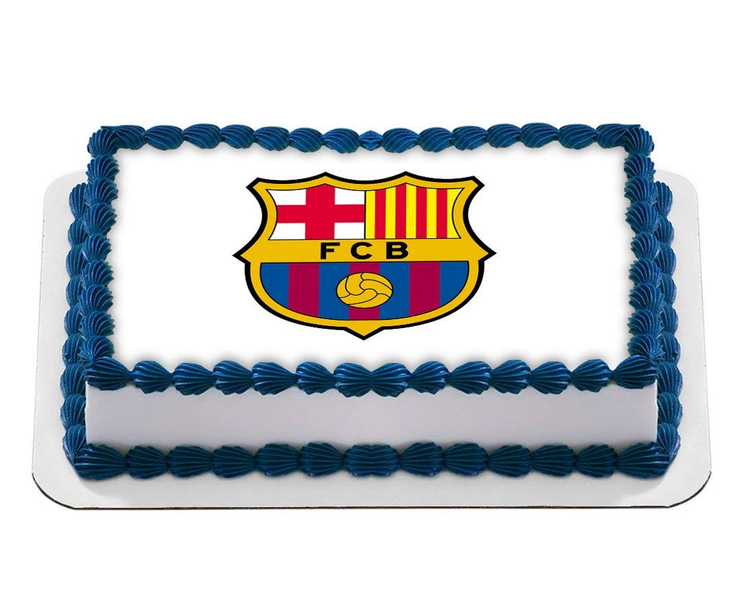 Barcelona Football Club Logo Barca Edible Cake Topper