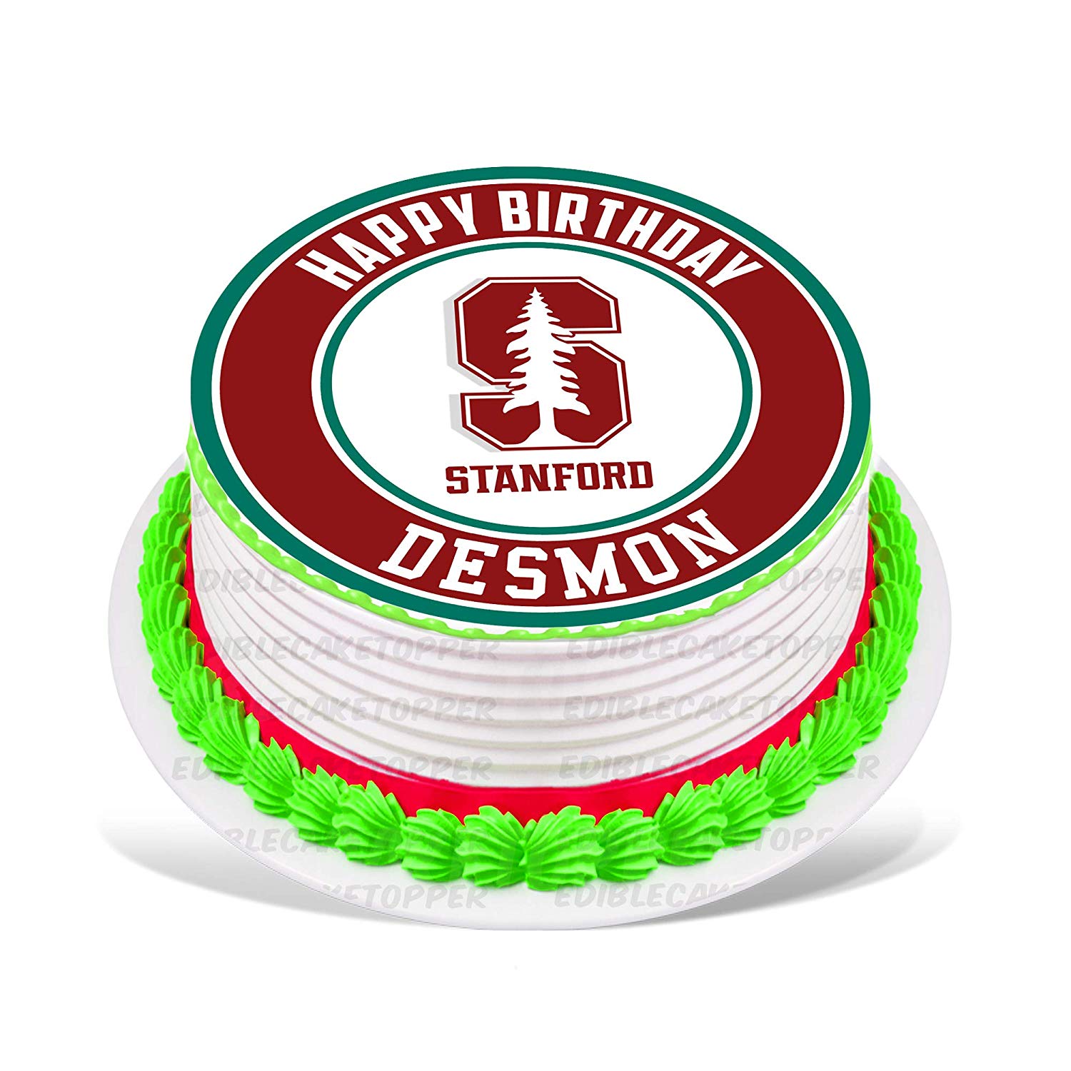 Stanfo Cainal Round – Icing Sheet Birthday - Personalized Edible Cake Topper | Custom Icing Sheet | Birthday Cake Decoration | Photo Cake Image