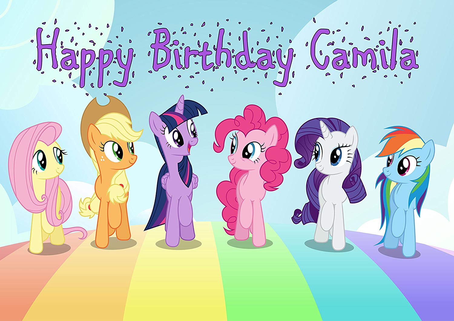 Little Ponys LPP Edible Cake Topper