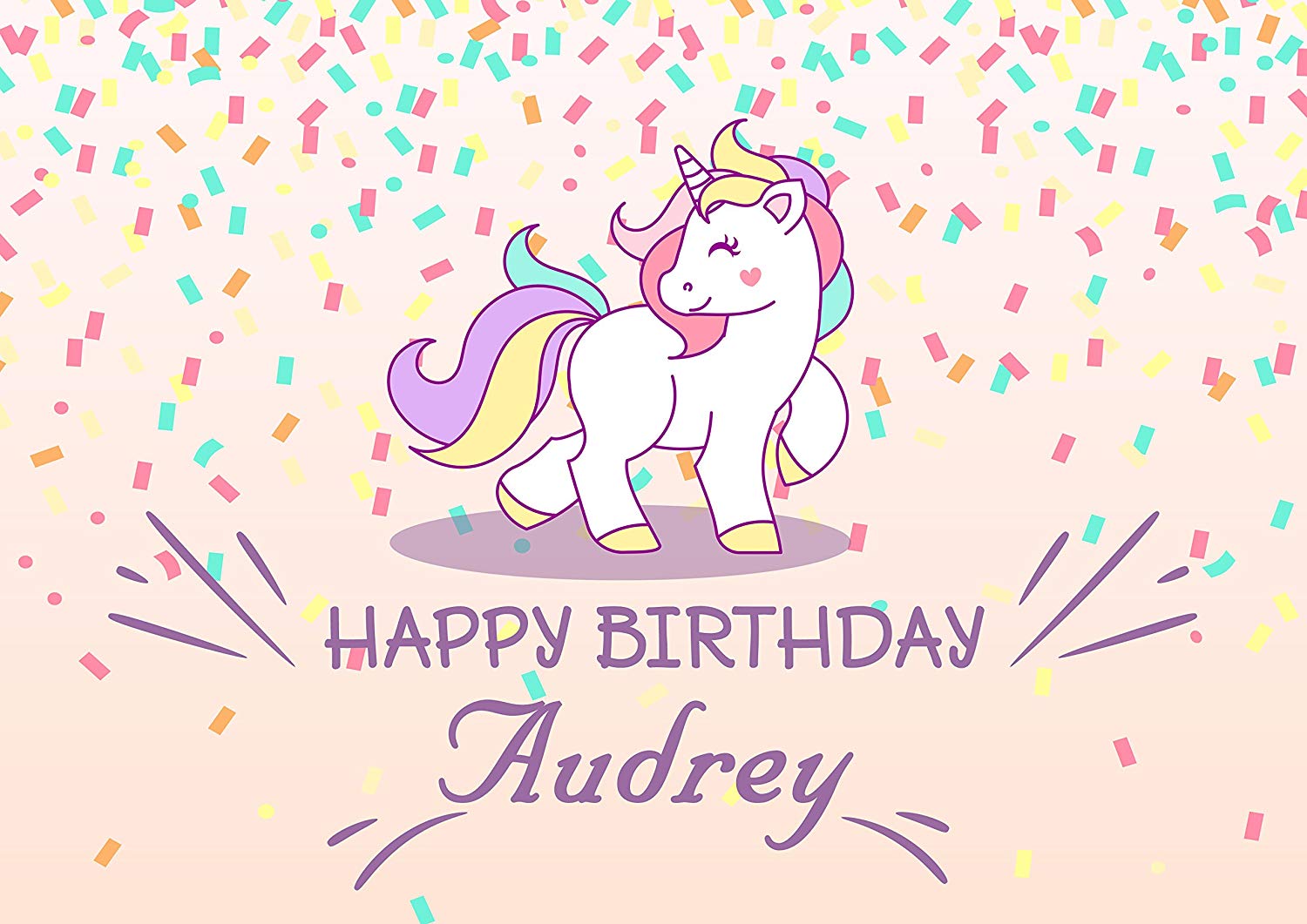 Pony Unicorn Edible Cake Topper