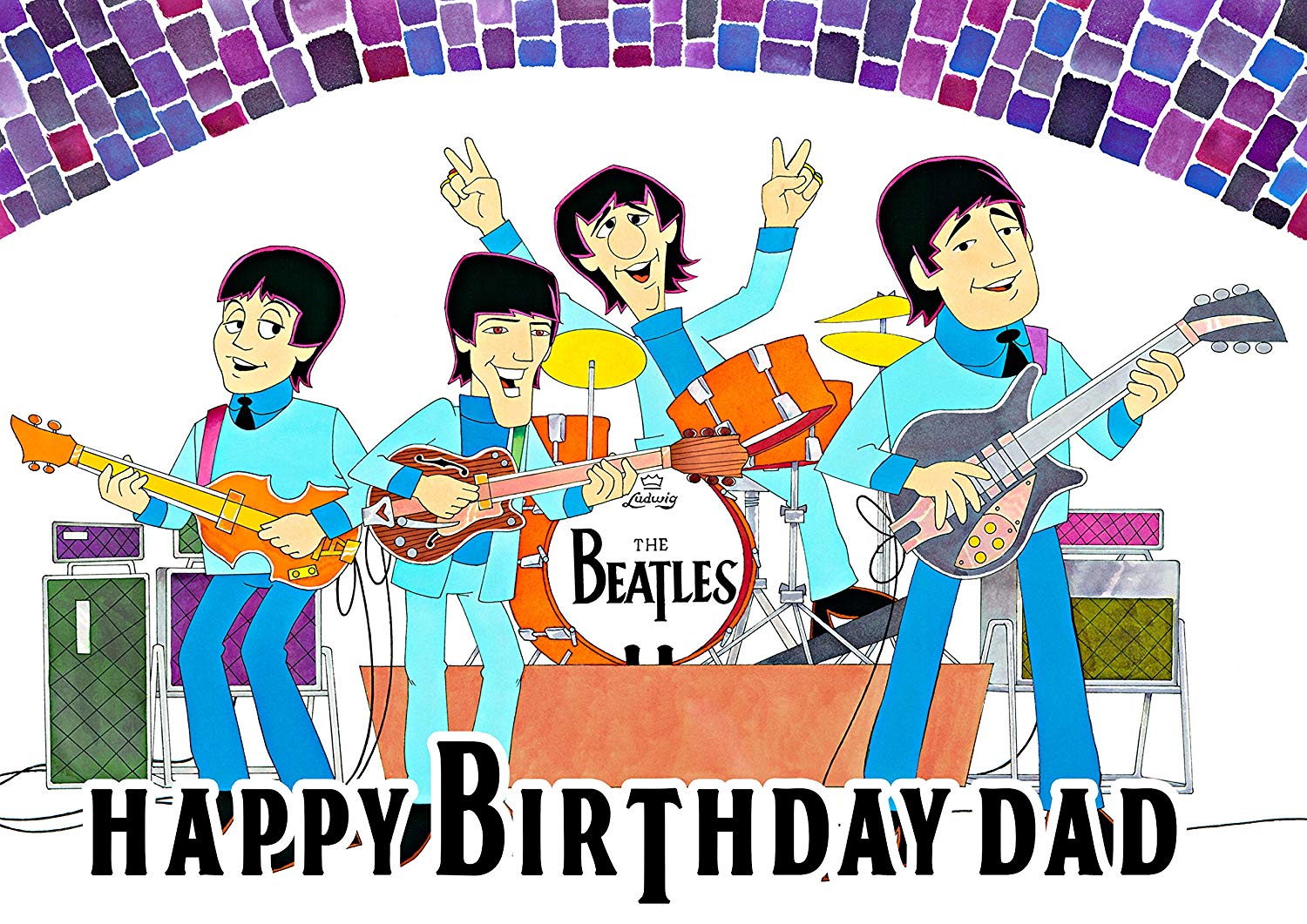 The Beatles TBL Edible Cake Topper