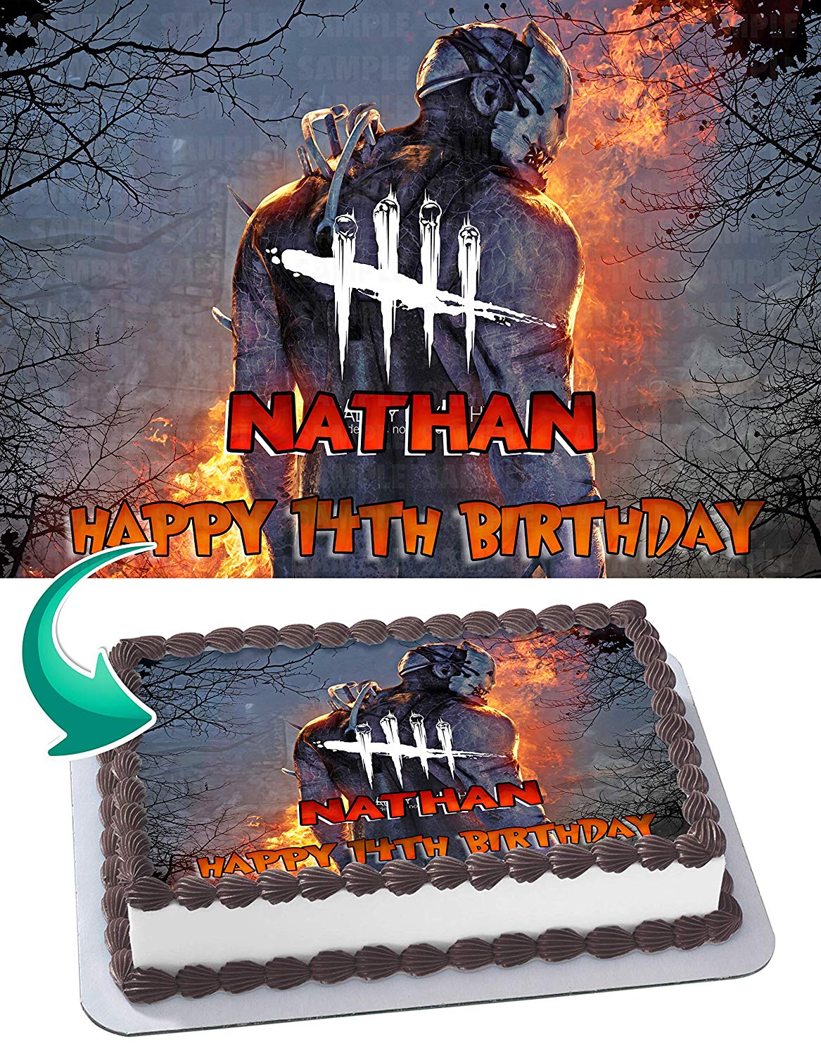 Dead by Daylight Edible Cake Topper