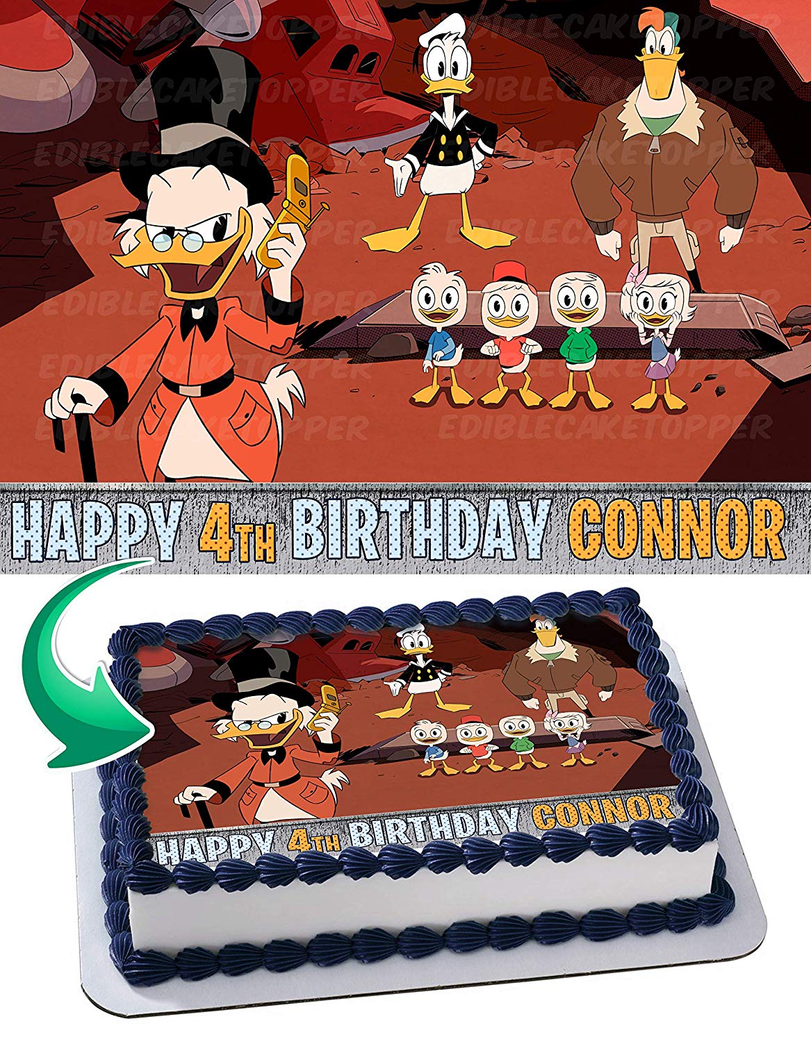 DuckTales Edible Cake Topper