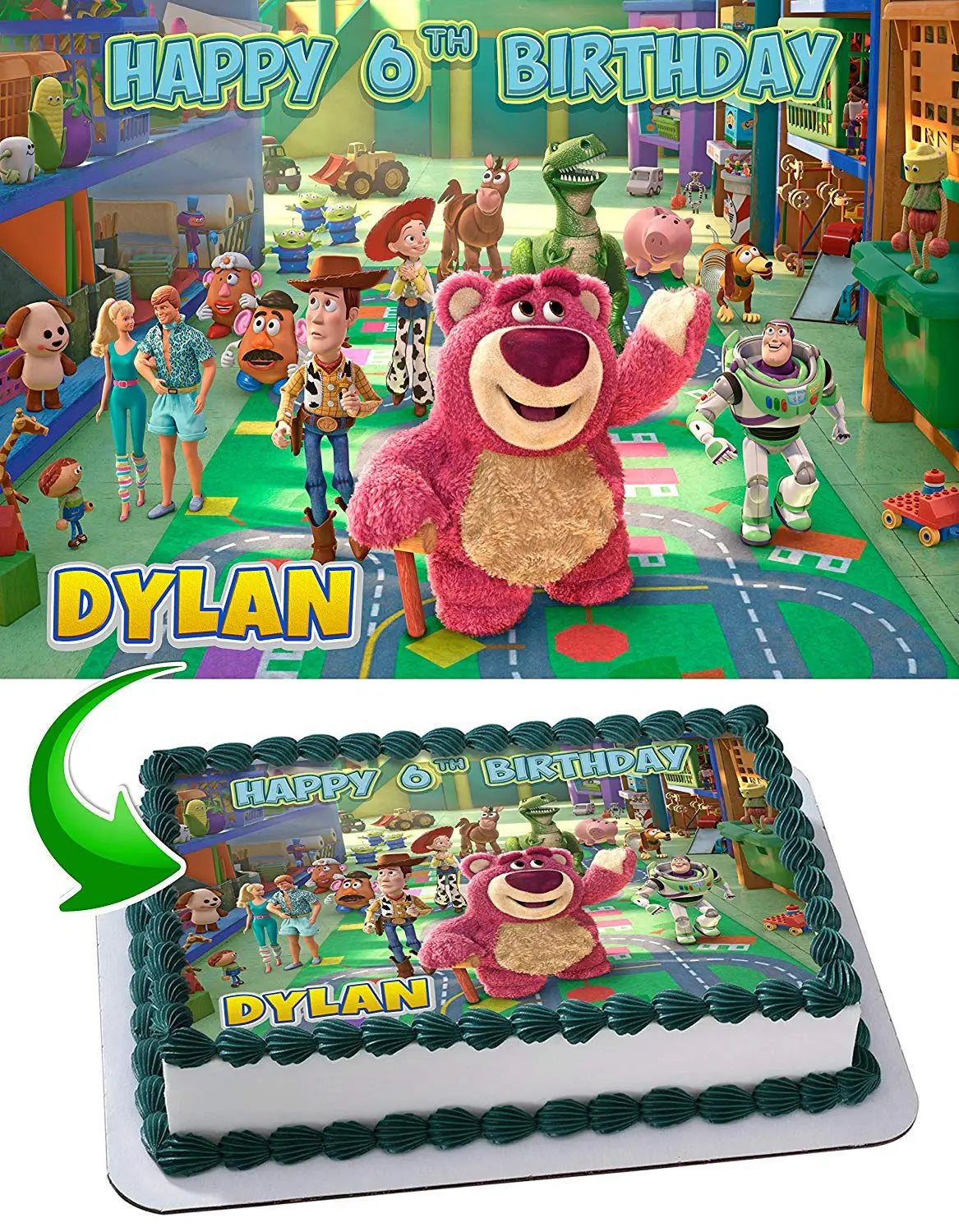 Toys Edible Cake Topper