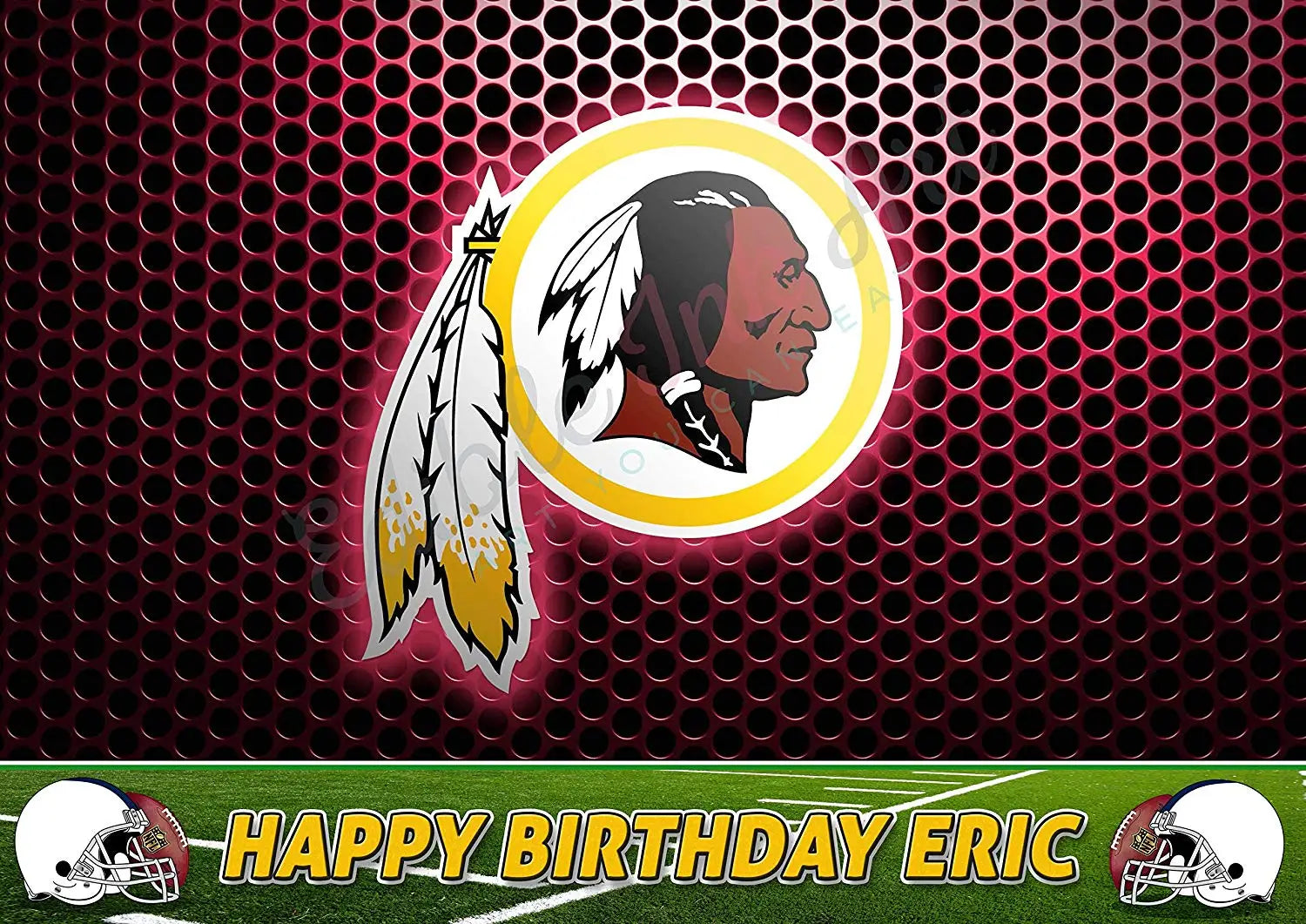 Washington Redskins FootBall Edible Cake Topper