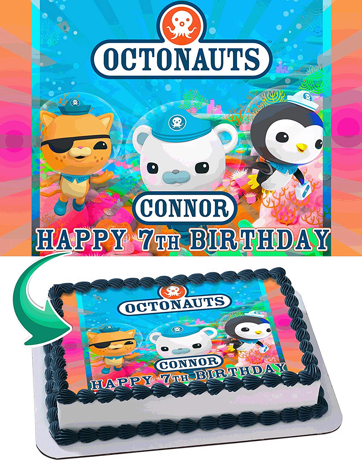 The Octonauts Edible Cake Topper