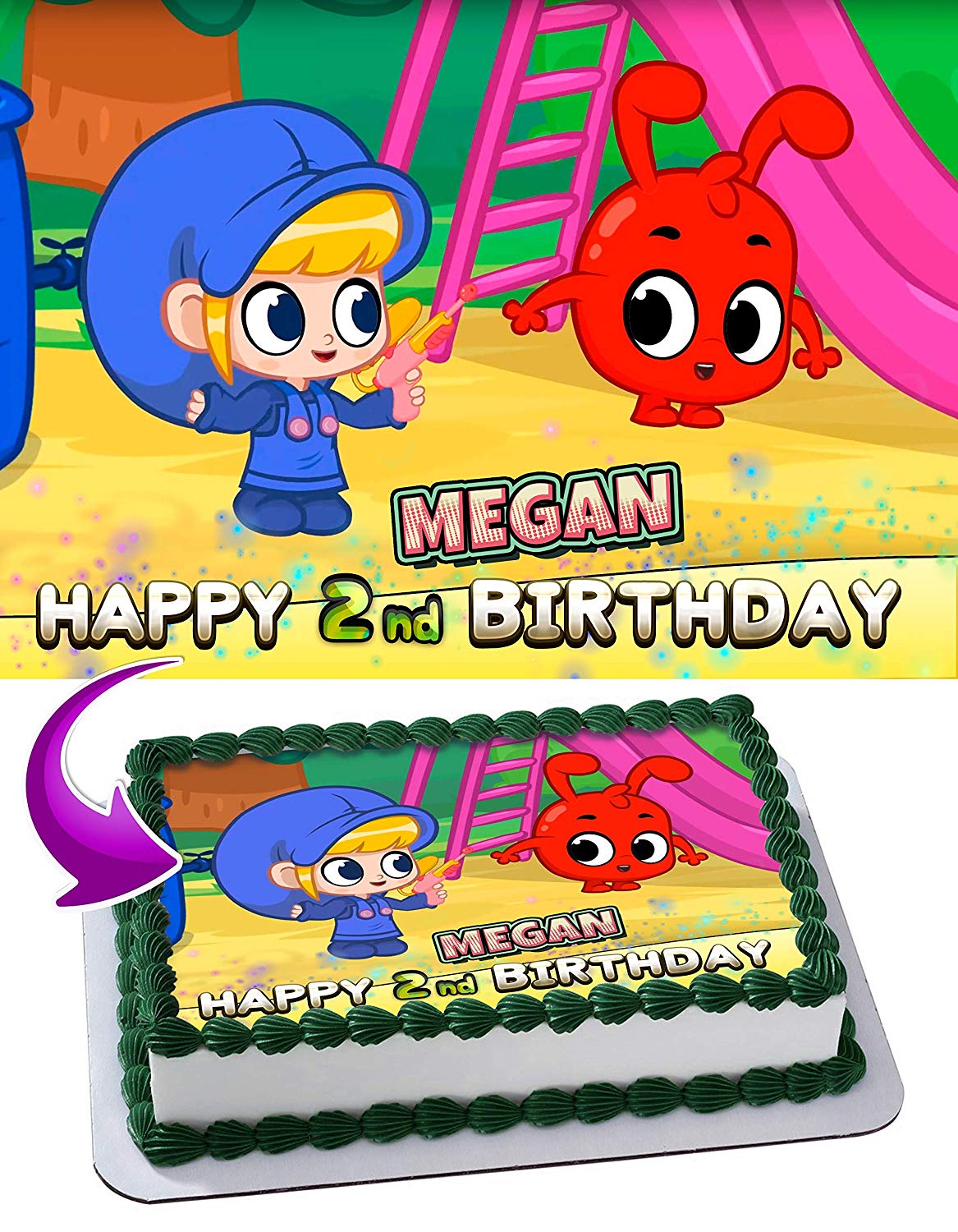 My Magic Pet Morphle Edible Cake Topper