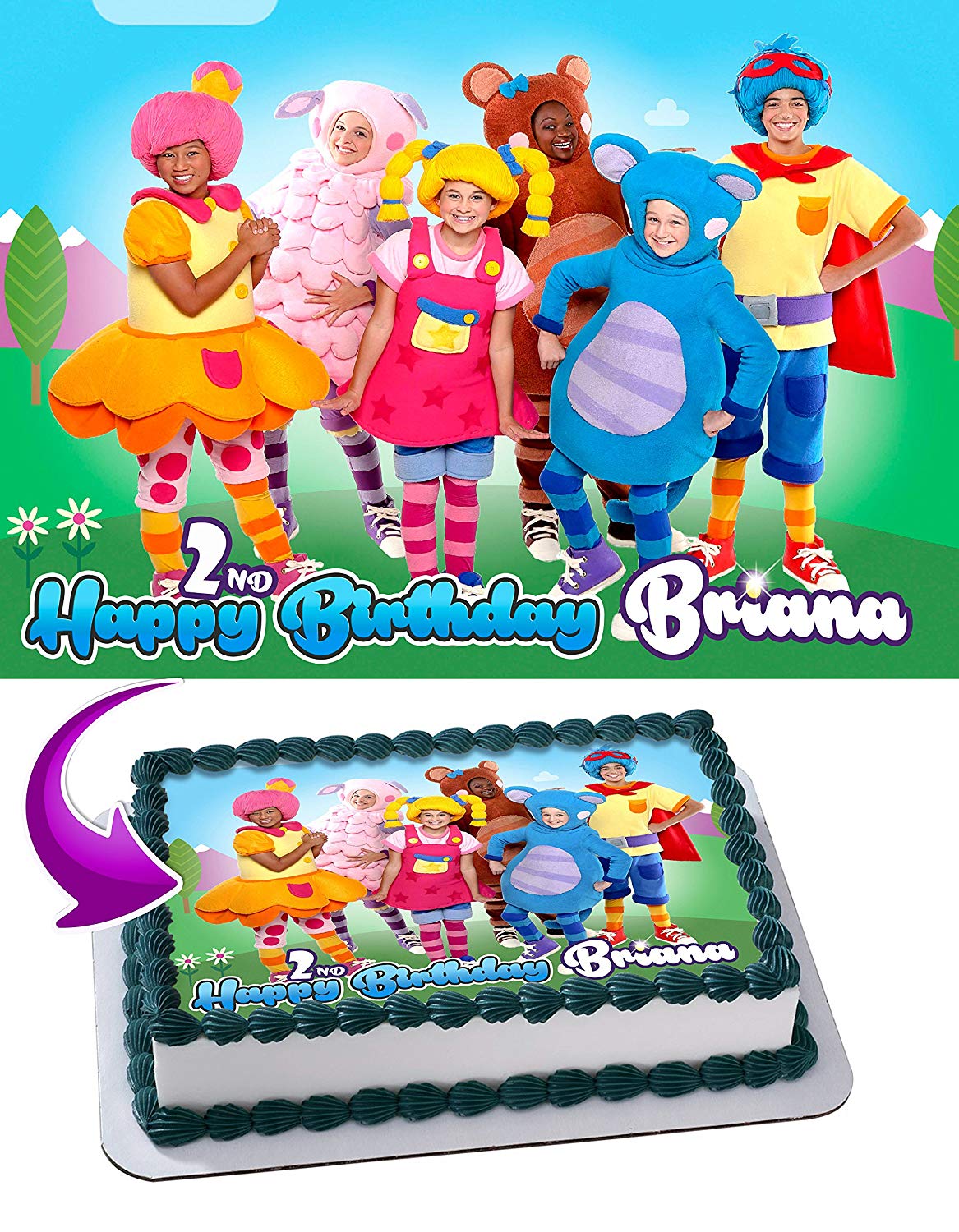 Mother Goose Club Edible Cake Topper