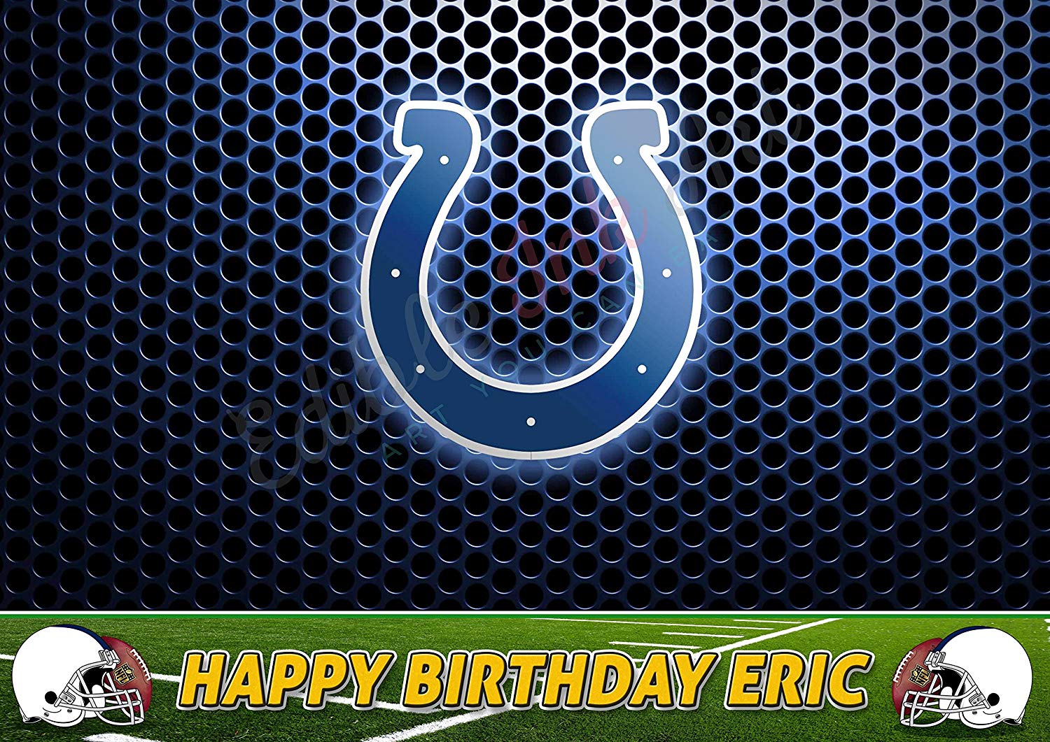 Indianapolis Colts FootBall Edible Cake Topper