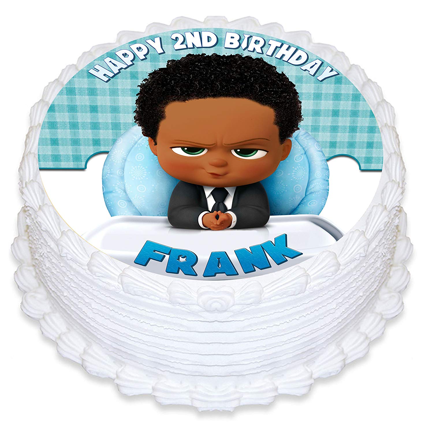 Baby Kids Kids Fun Round – Icing Sheet Birthday - Personalized Edible Cake Topper | Custom Icing Sheet | Birthday Cake Decoration