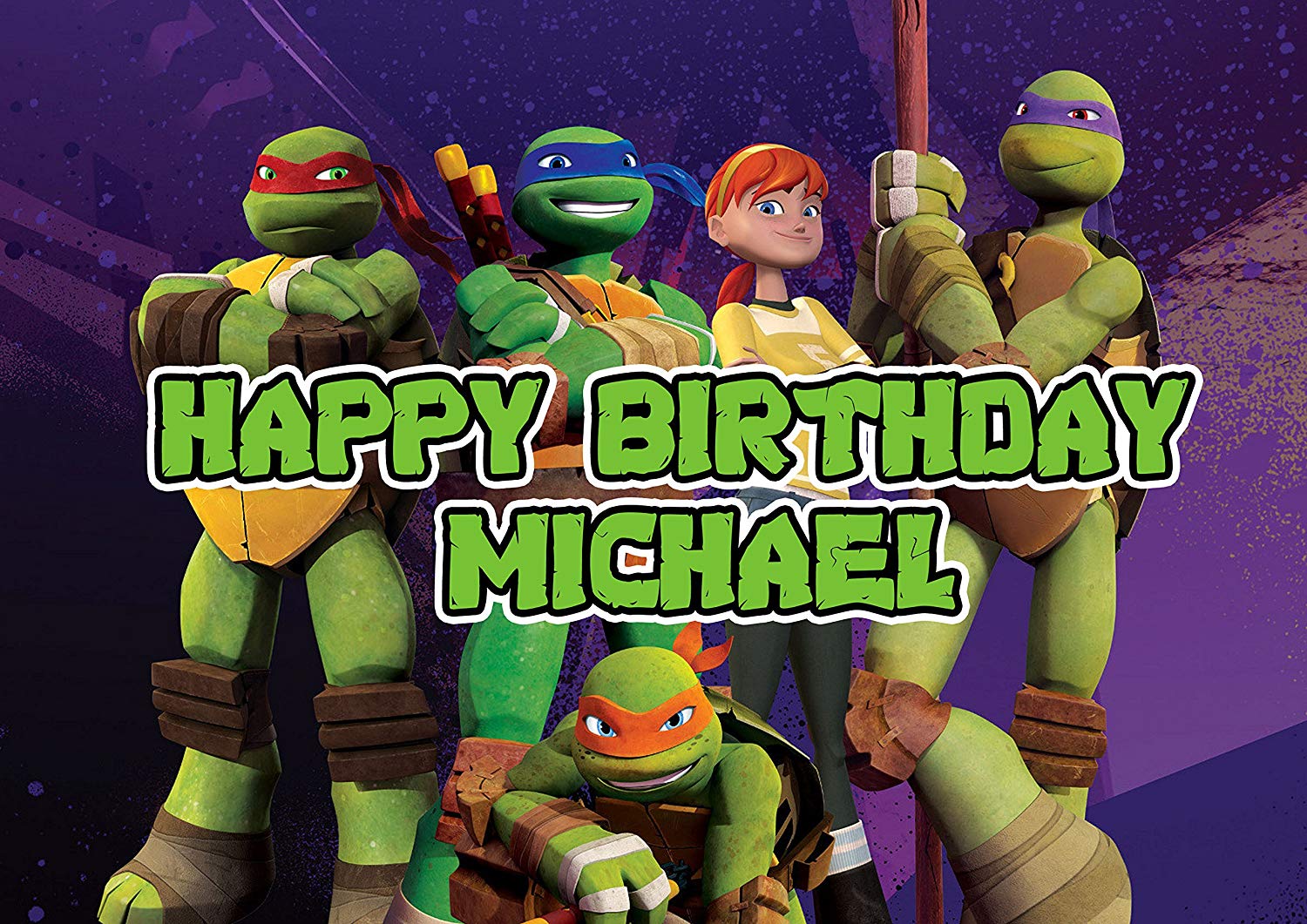 Ninja Turtles Edible Cake Topper