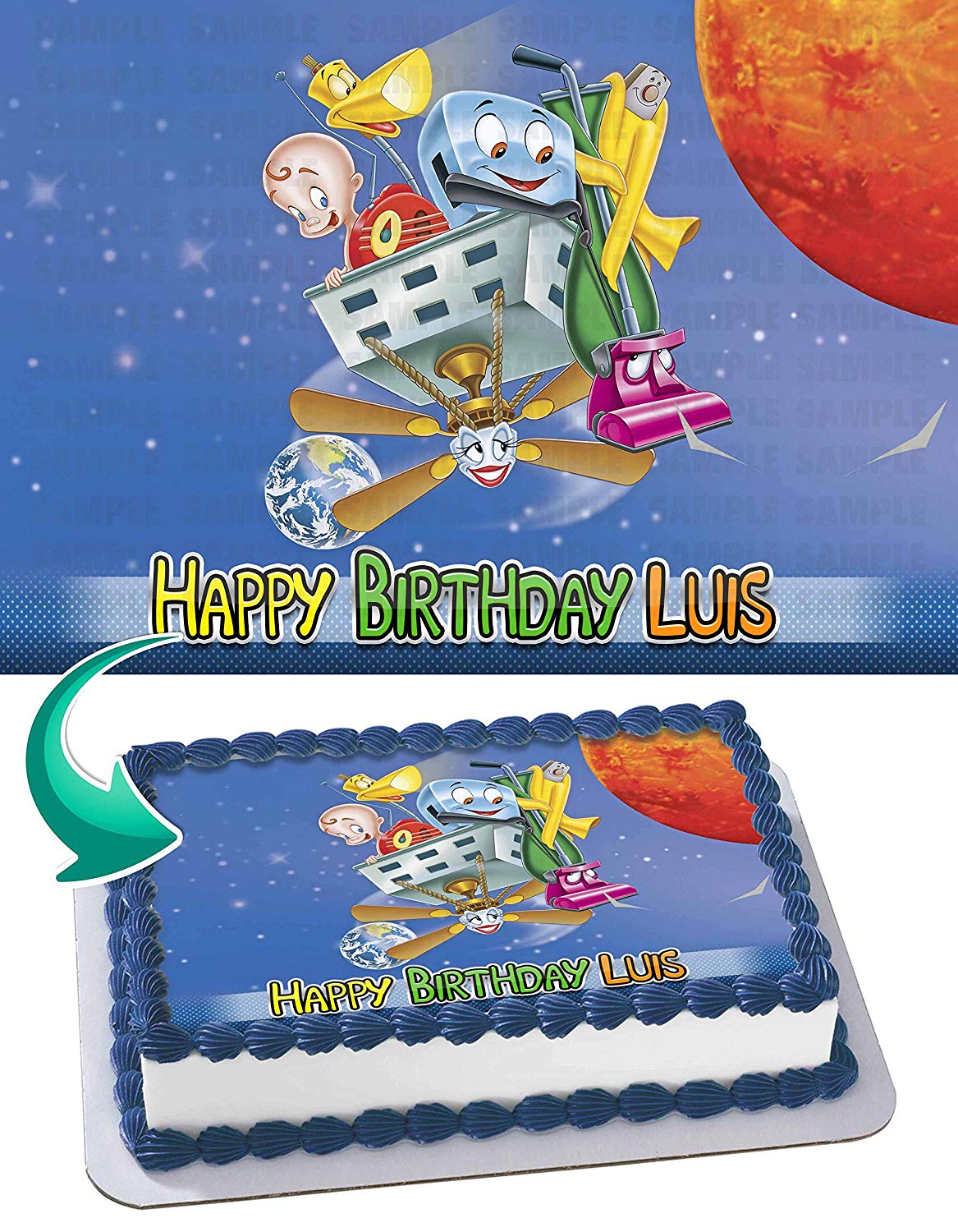 The Brave Little Toaster Edible Cake Topper