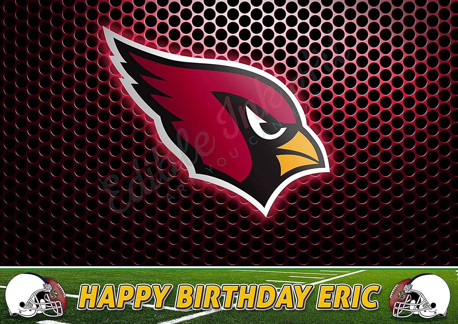 Arizona Cardinals FootBall Edible Cake Topper