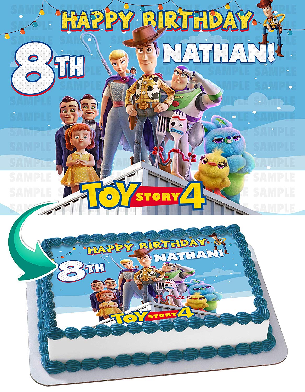 Toys 4 Edible Cake Topper