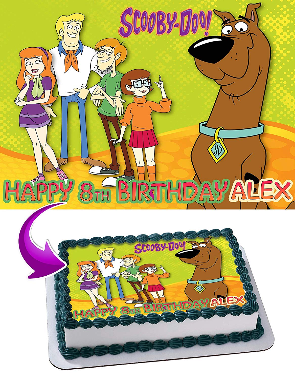 Scooby Doo Edible Cake Topper