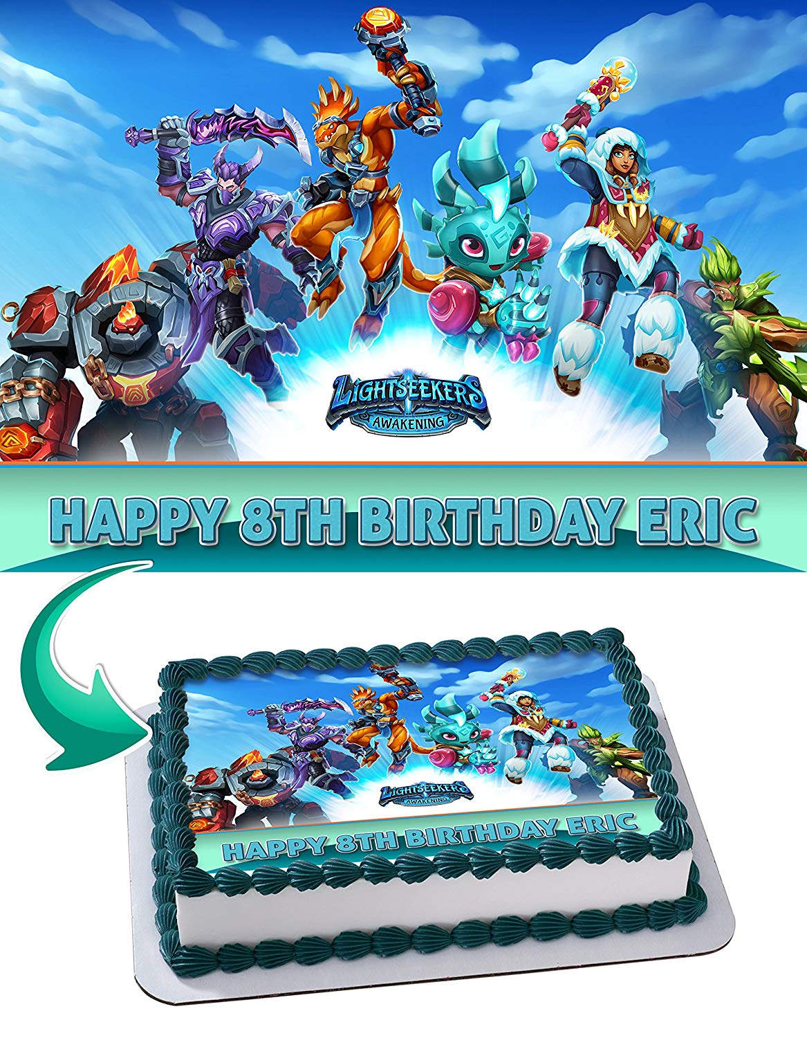 Lightseekers Edible Cake Topper