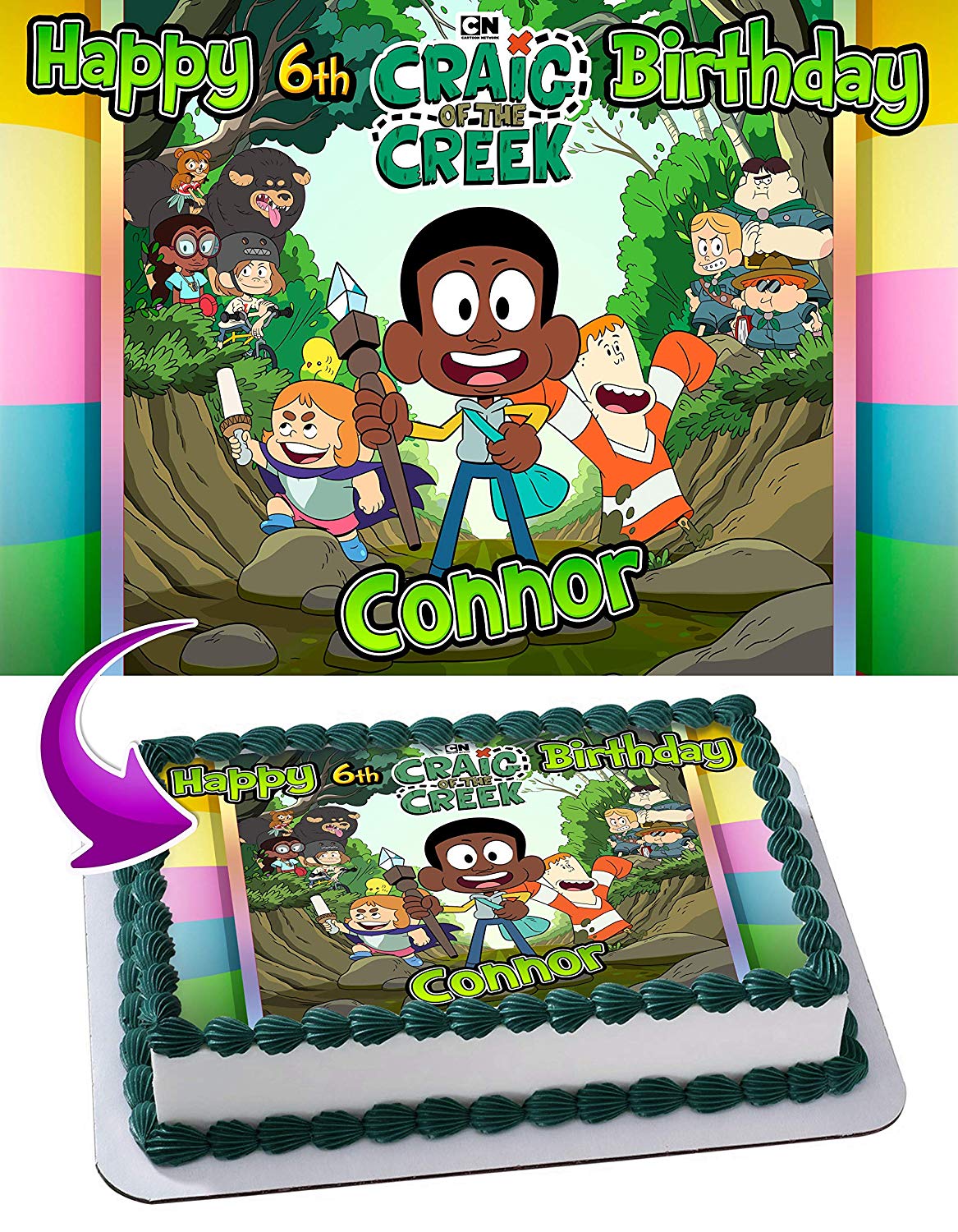 Craig of the Creek Edible Cake Topper