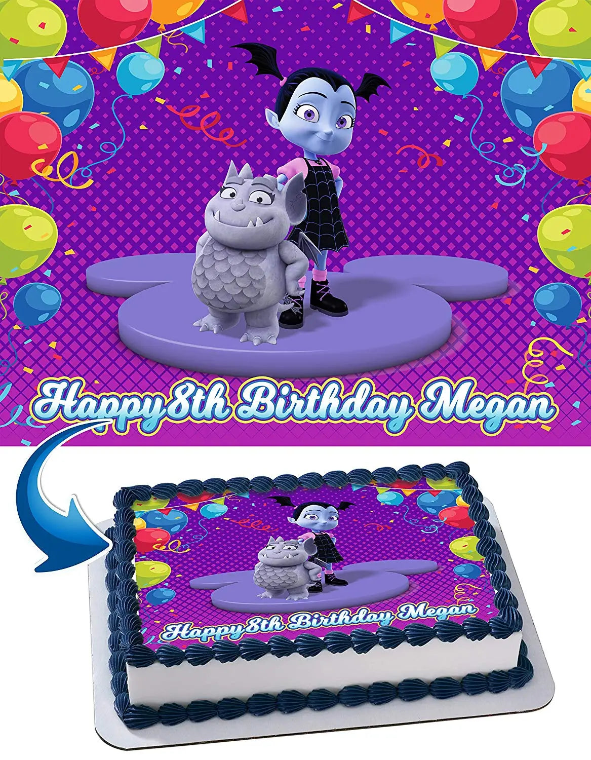 Vampirina MBP Edible Cake Topper