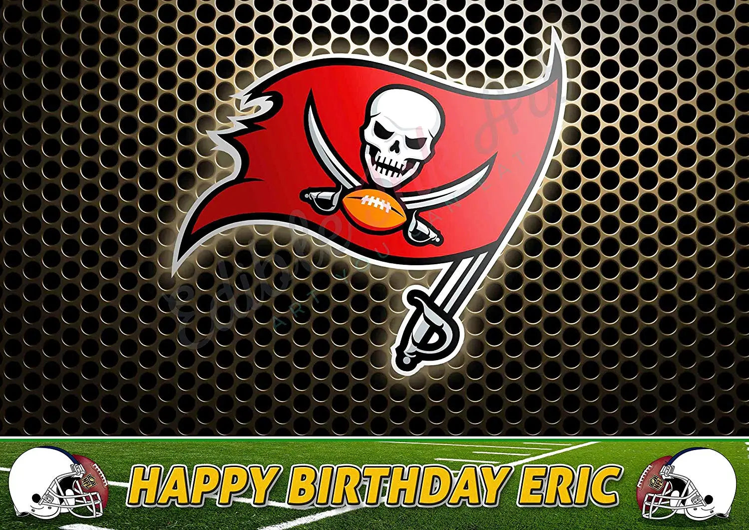 Tampa Bay Buccaneers FootBall Edible Cake Topper