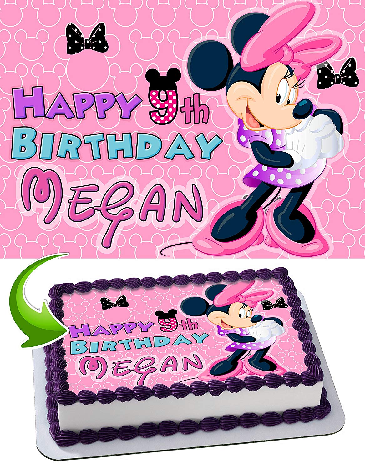 Mini Mouse Edible Cake Topper