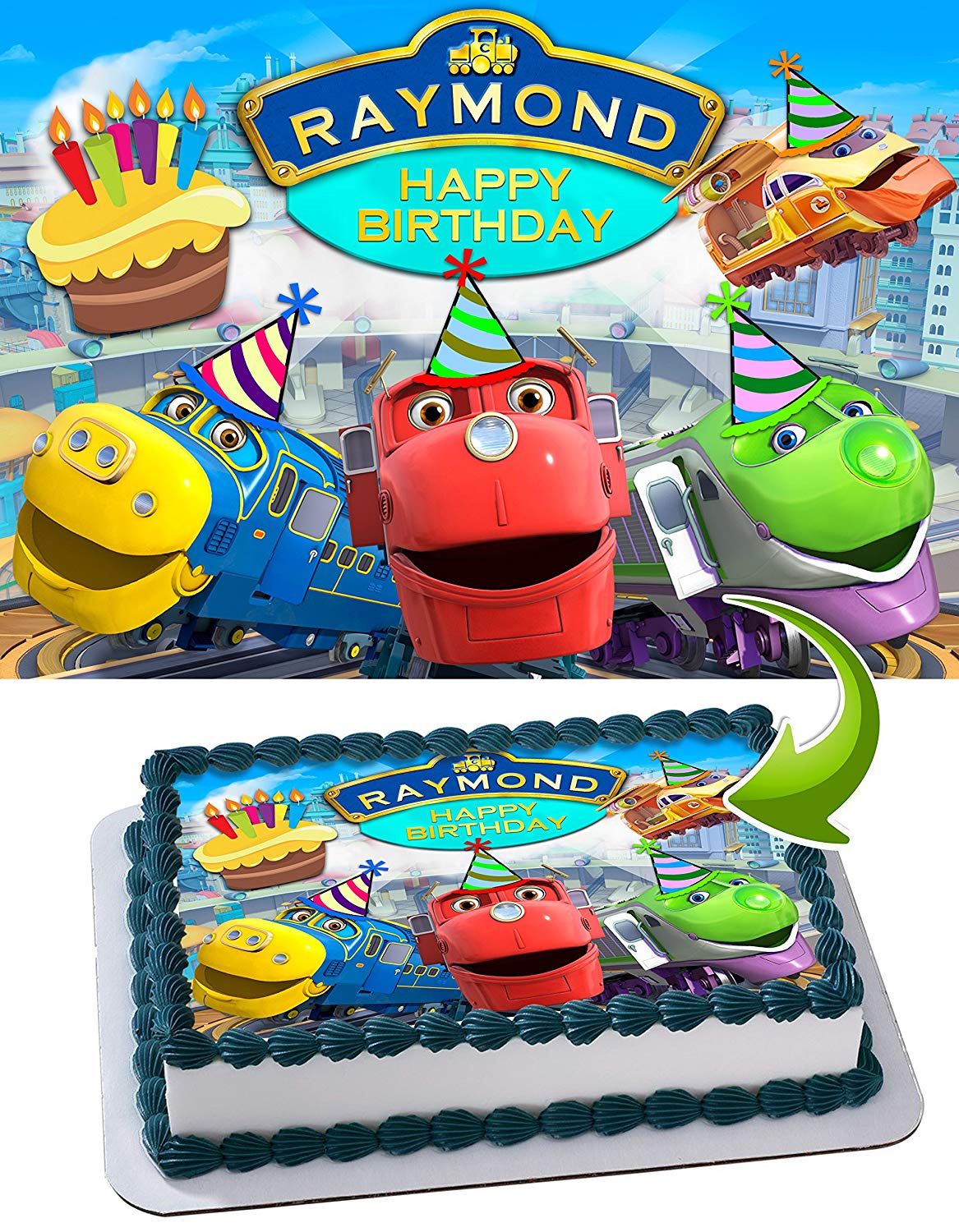 Chuggington Edible Cake Topper