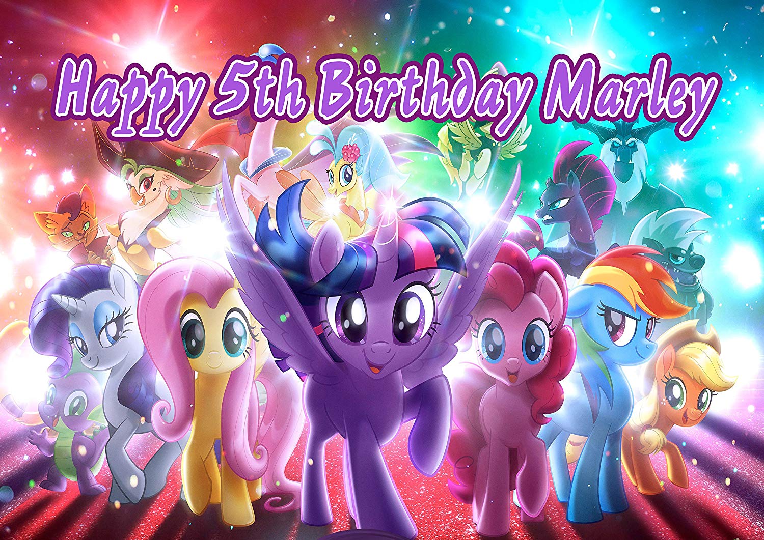 Little Ponys LPH Edible Cake Topper