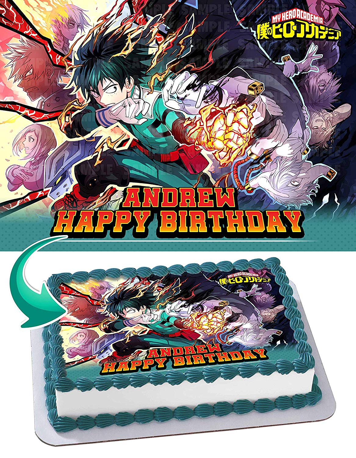 Hero Kids Academy4 Edible Cake Topper