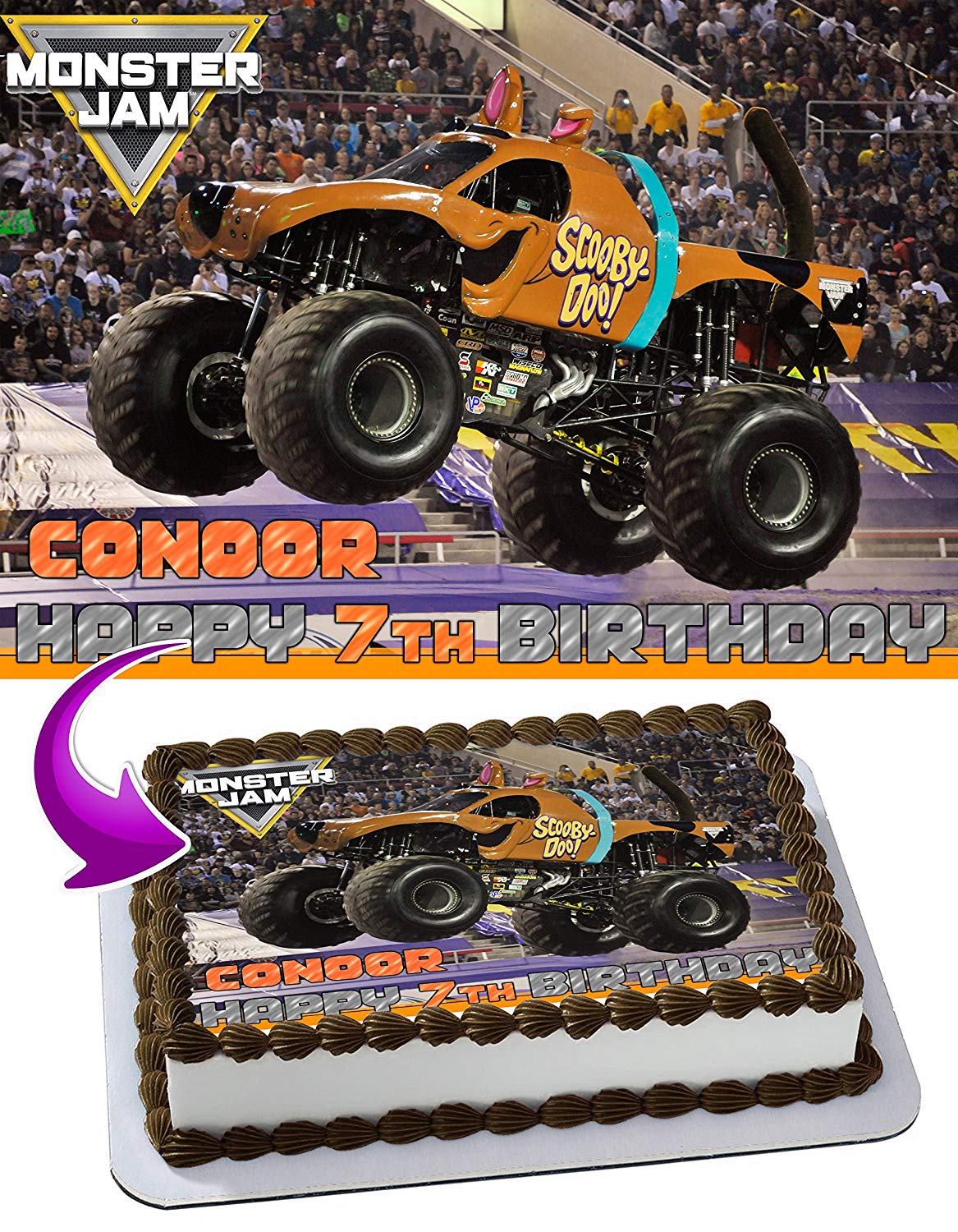 ScoobyDoo Big Truck Edible Cake Topper