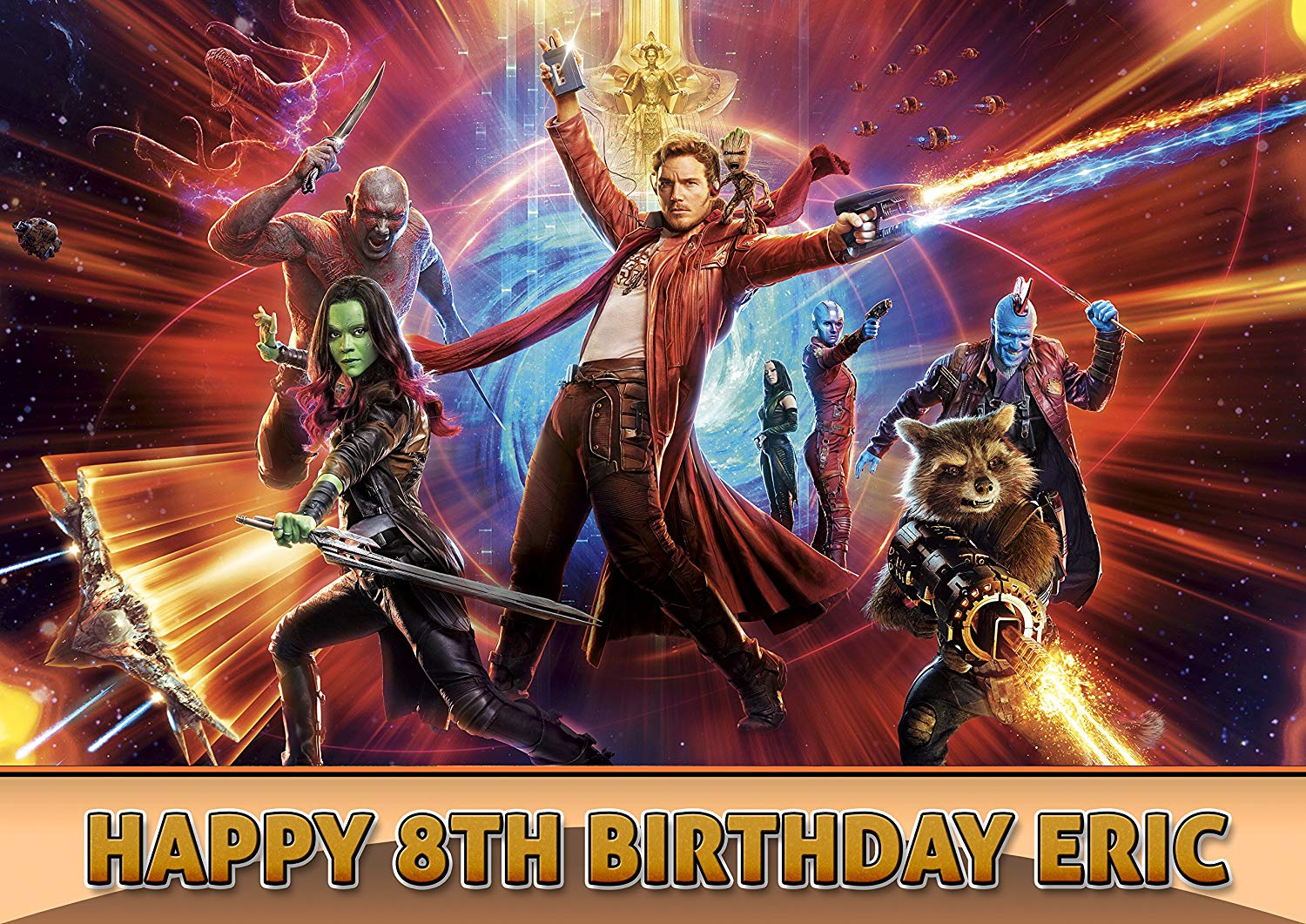 Guardians of the Galaxy Marvol Edible Cake Topper