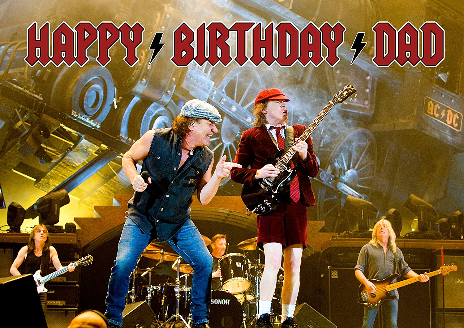 ACDC Edible Cake Topper