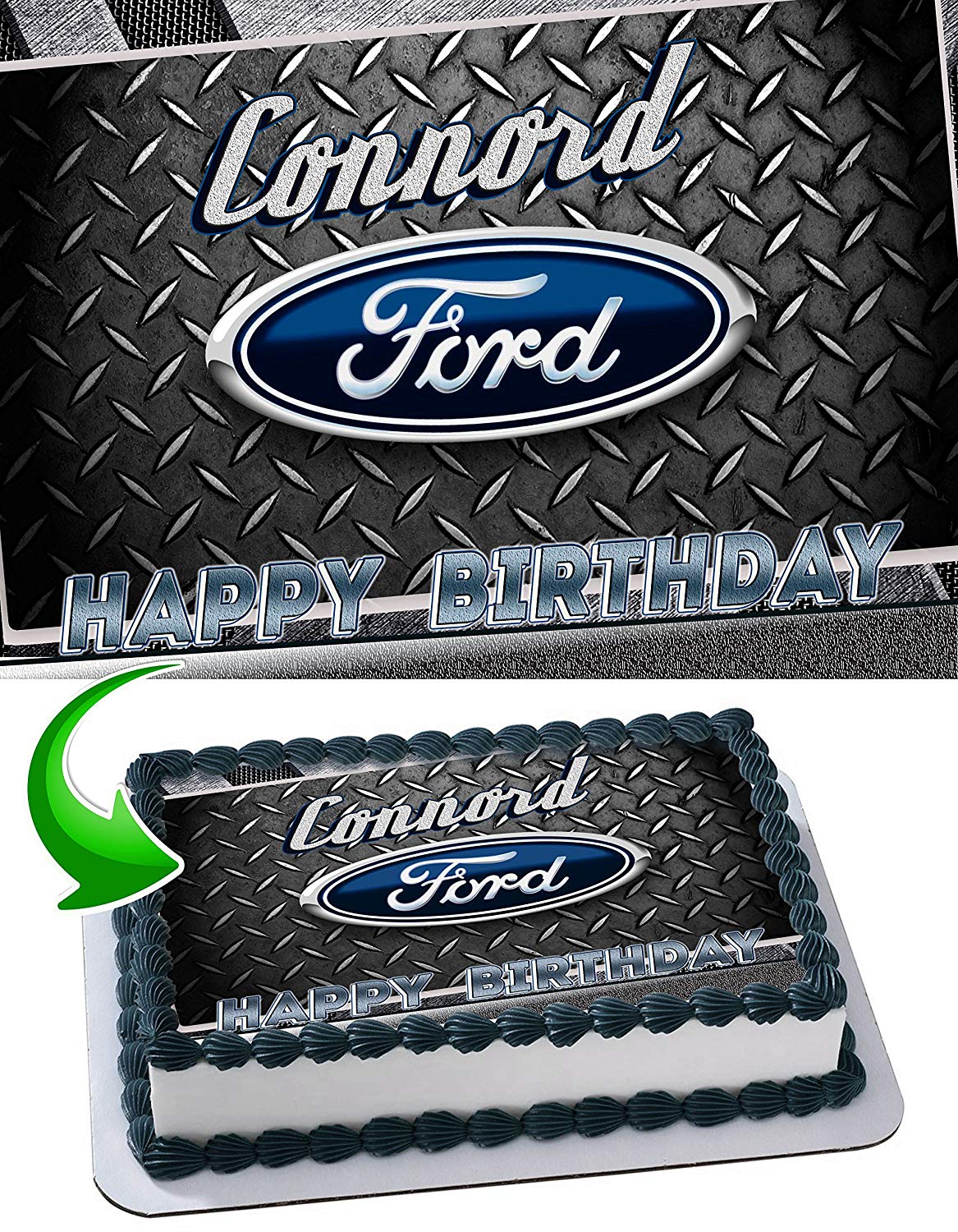 Ford Edible Cake Topper