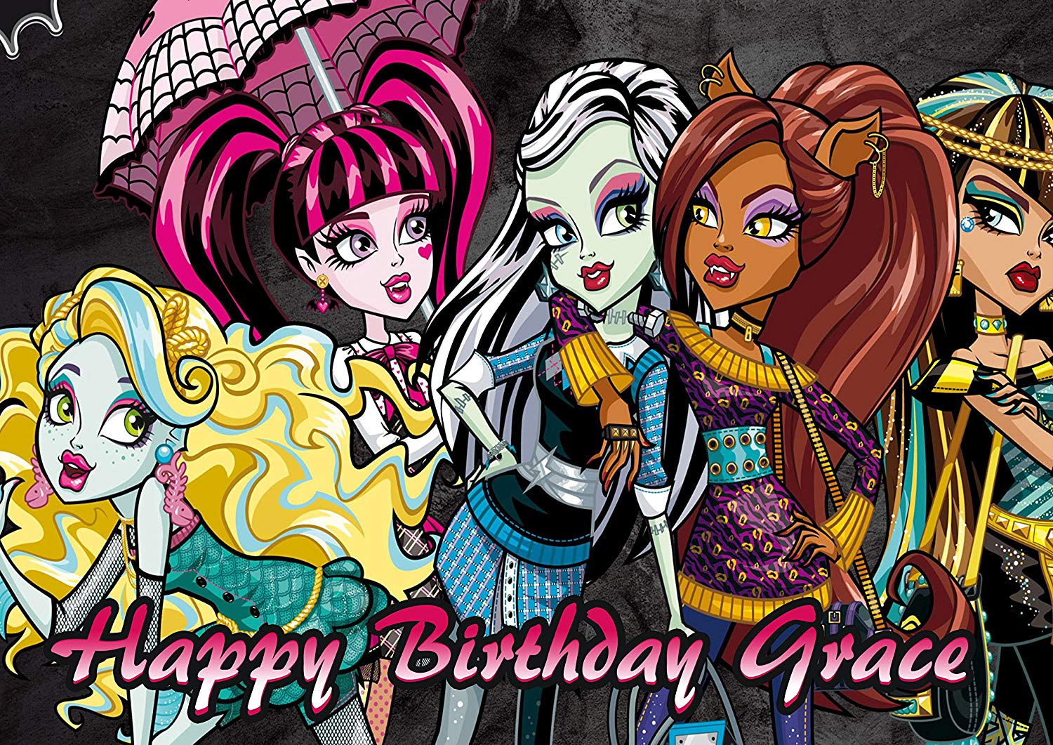 Monster High Edible Cake Topper