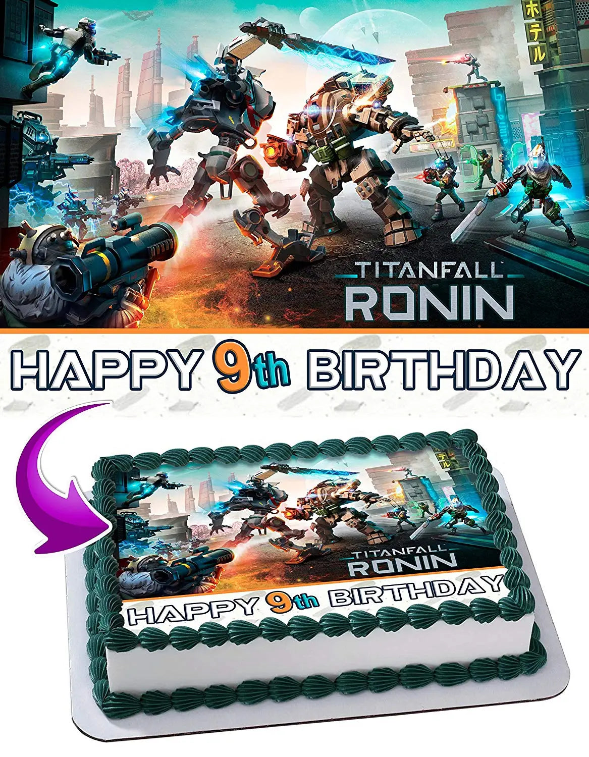 Titanfall Edible Cake Topper