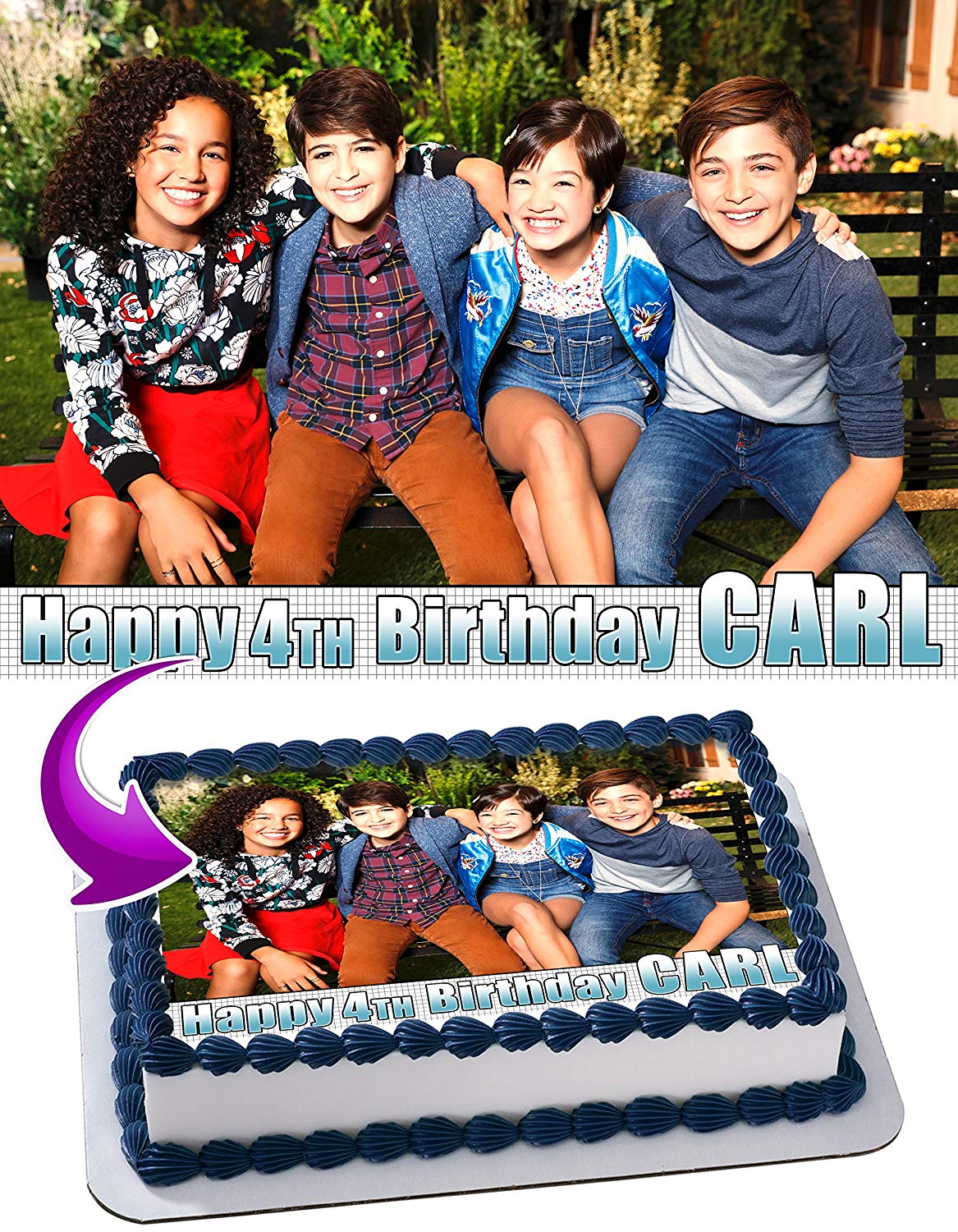 Andi Mack Edible Cake Topper