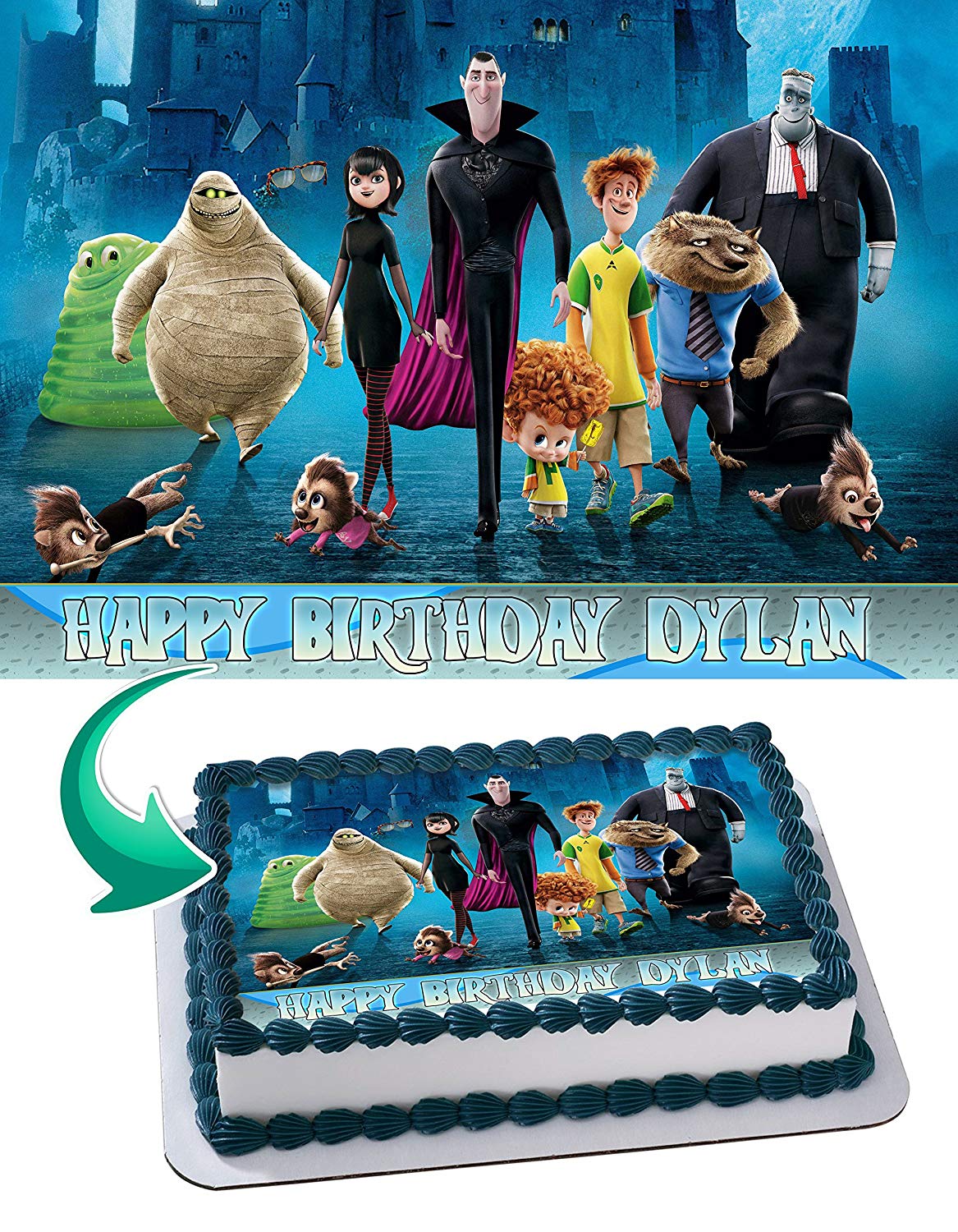 Hotel Transylvania Edible Cake Topper