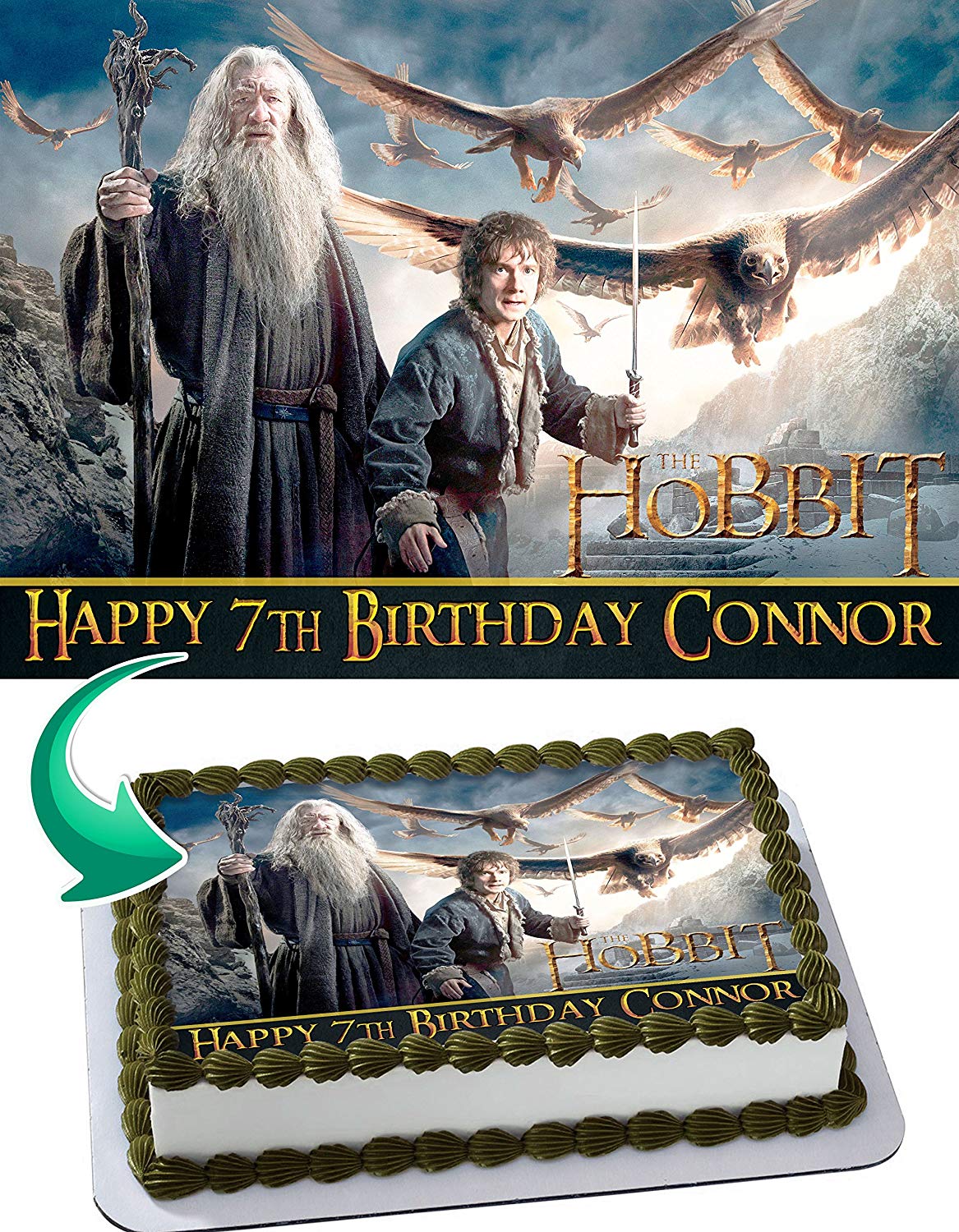 The Hobbit Topper Edible Cake Topper