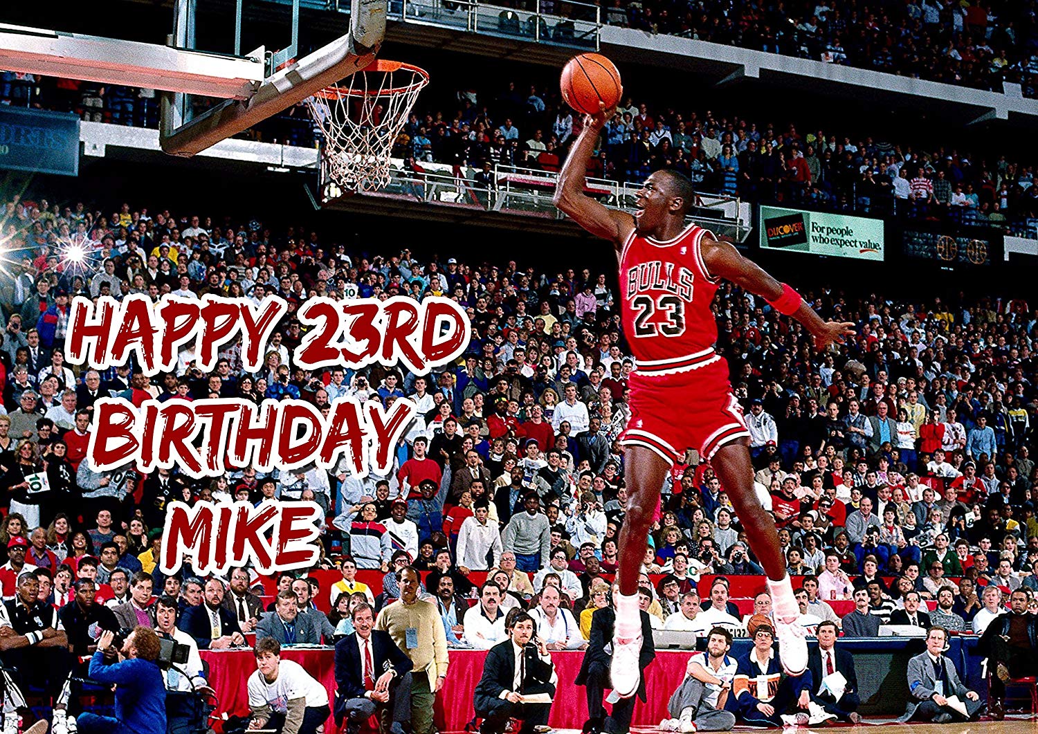 Michael Fly Chicago Bulls MJP Edible Cake Topper
