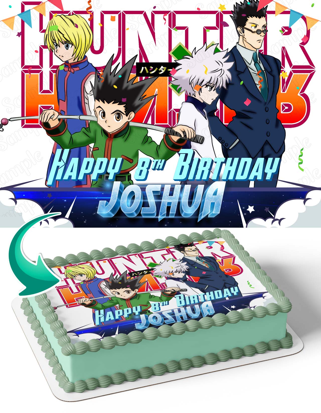 Hunter x Hunter HT Edible Cake Topper