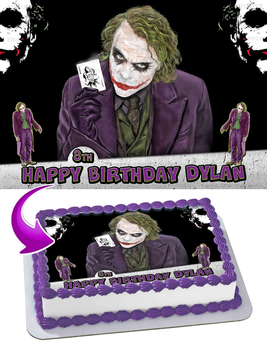 The Joker TJK Edible Cake Topper