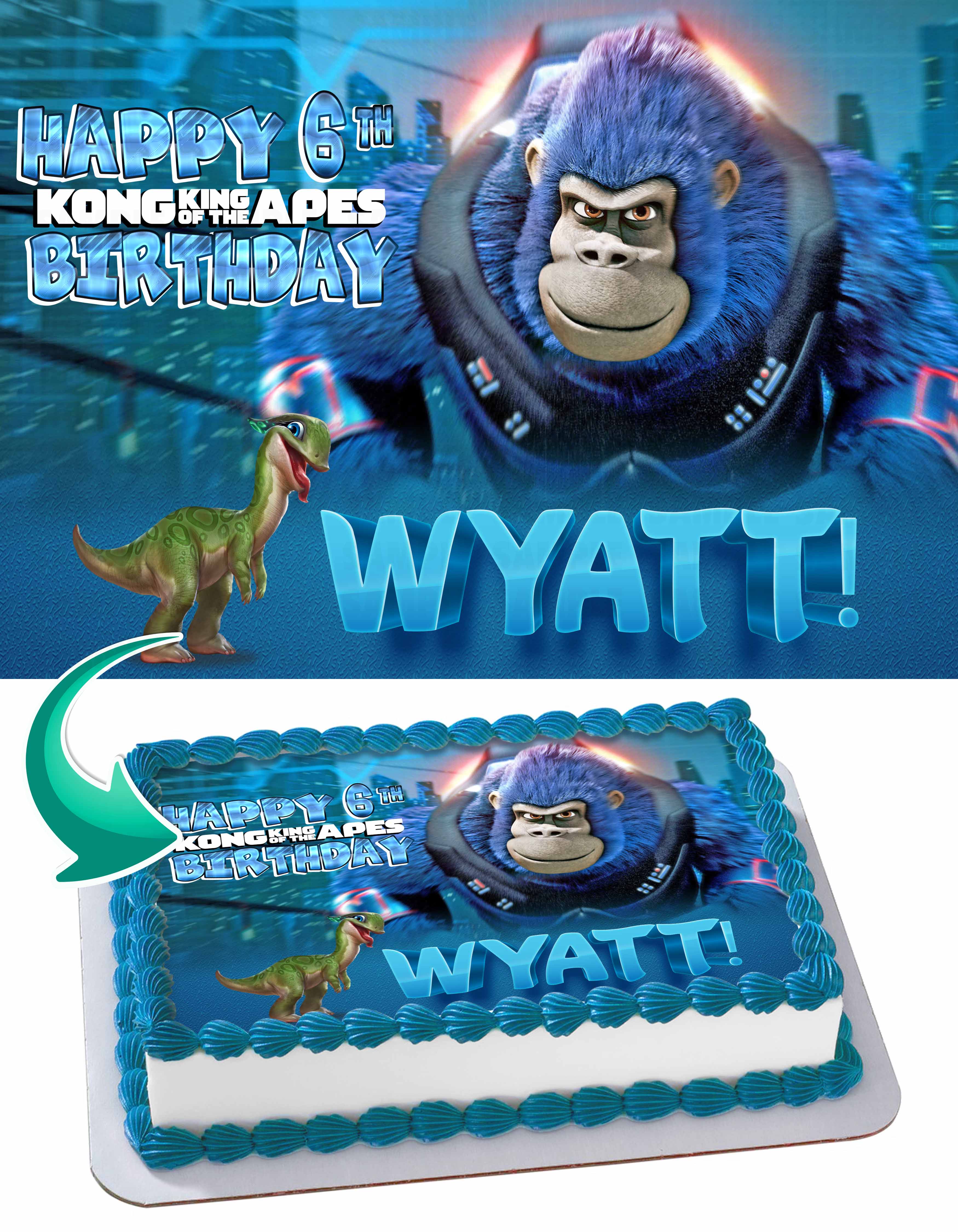 Kong King of Apes Edible Cake Topper