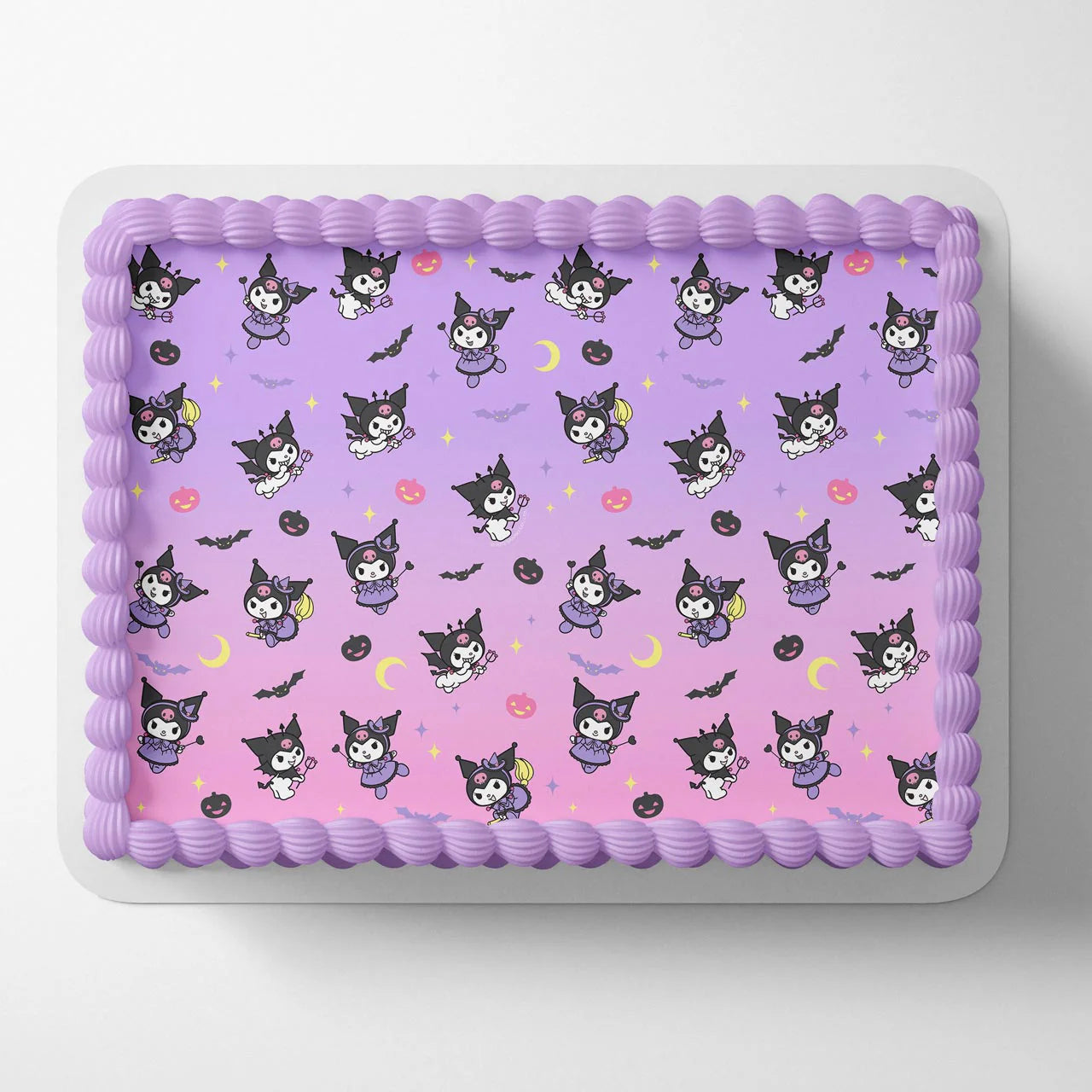 Kuromi Pattern MKP Edible Cake Topper