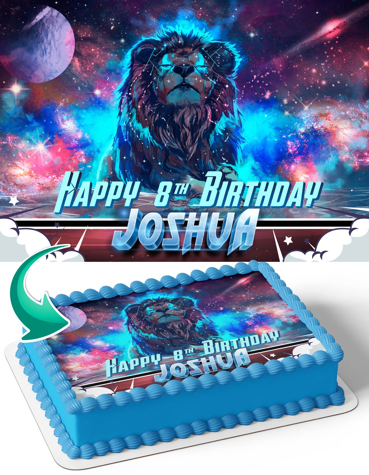 Lion King LK Edible Cake Topper