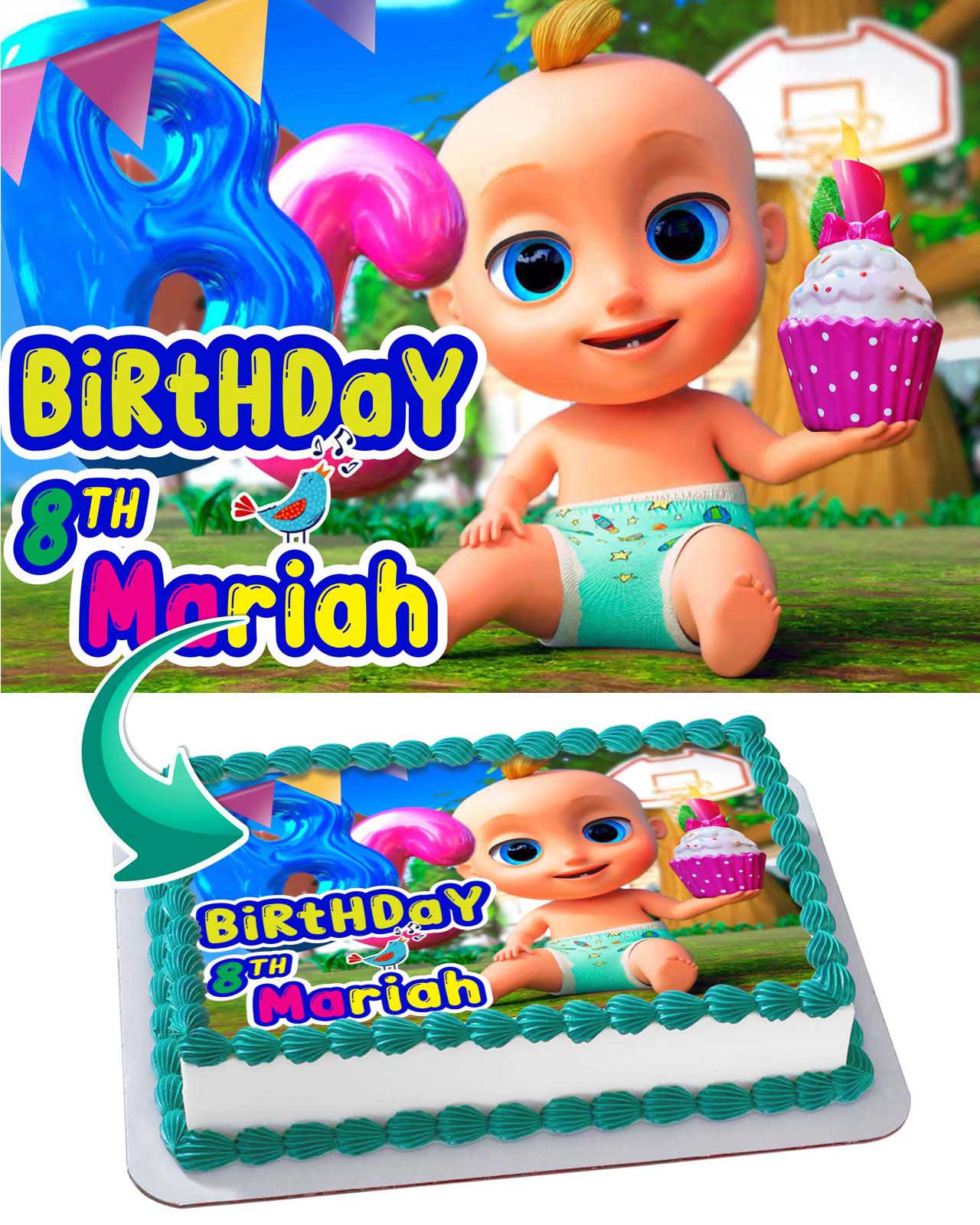 LooLoo Kids Edible Cake Topper