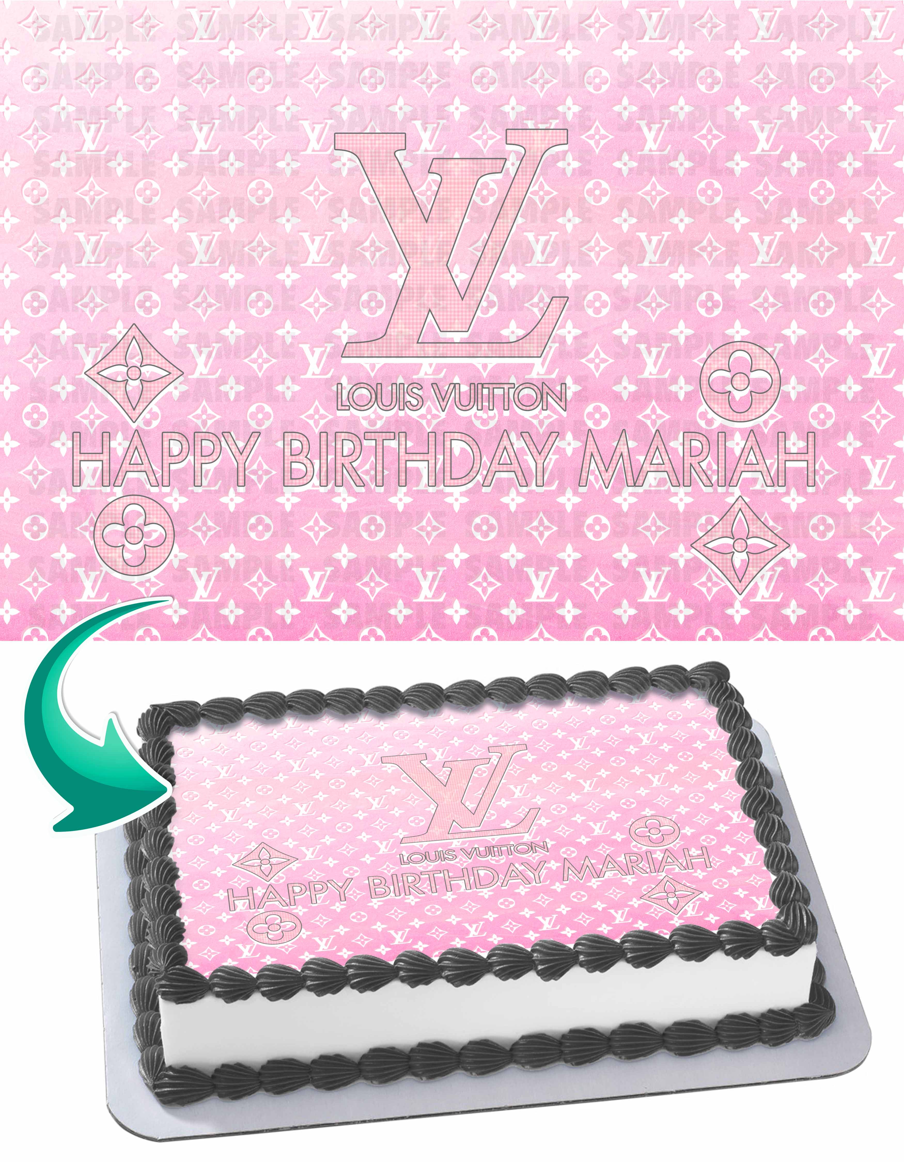 Luis Fashion Girls VittonGLR Edible Cake Topper